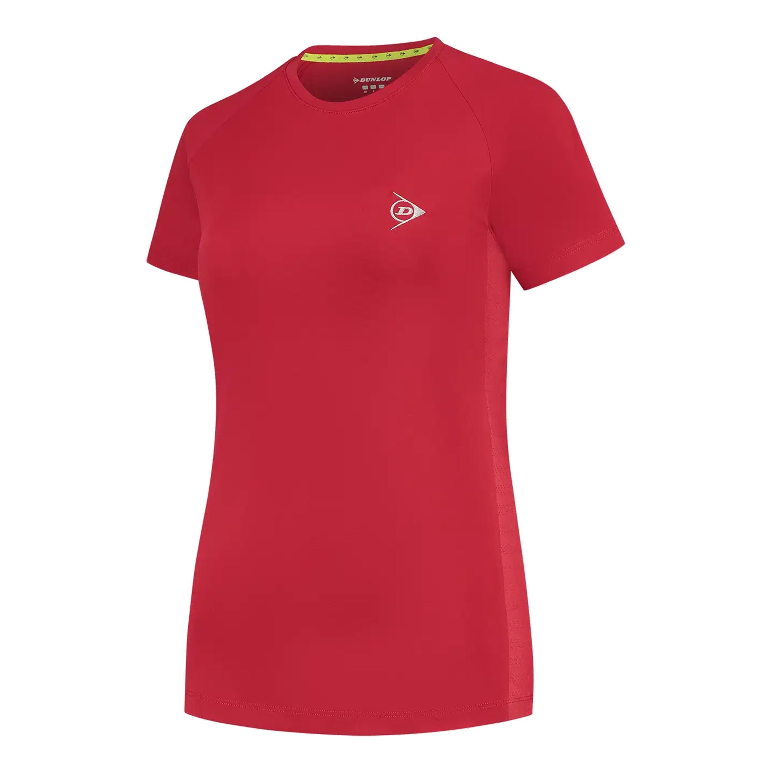 Dunlop Club Crew T-Shirt Women-Red