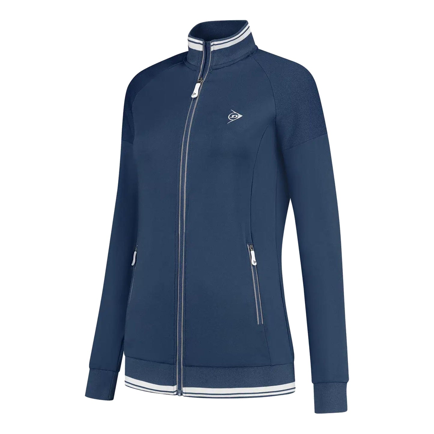 Dunlop Club Knitted Training Jacket Women-Dark Blue