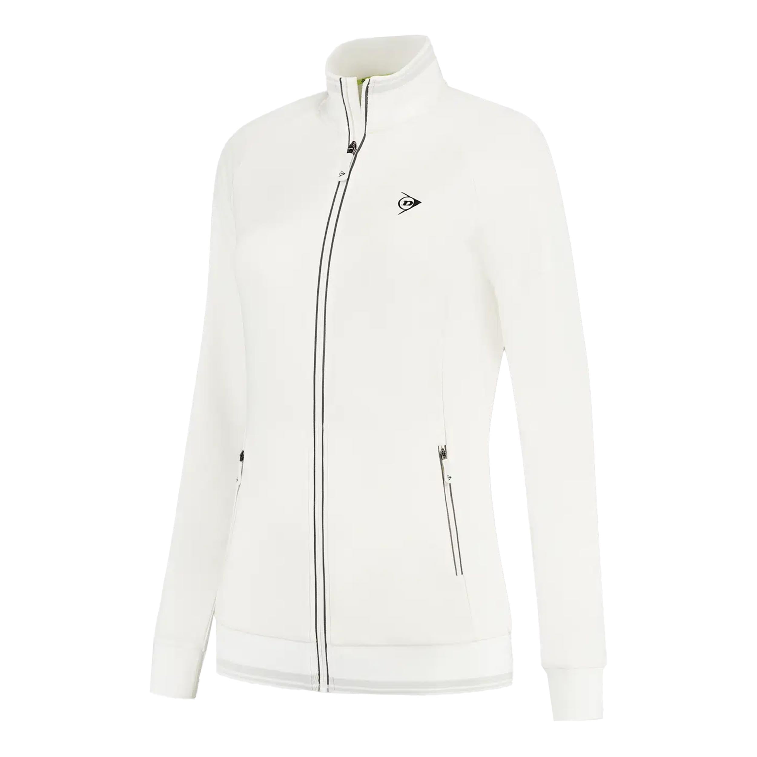 Dunlop Club Knitted Trainingsjacke Damen-Weiß