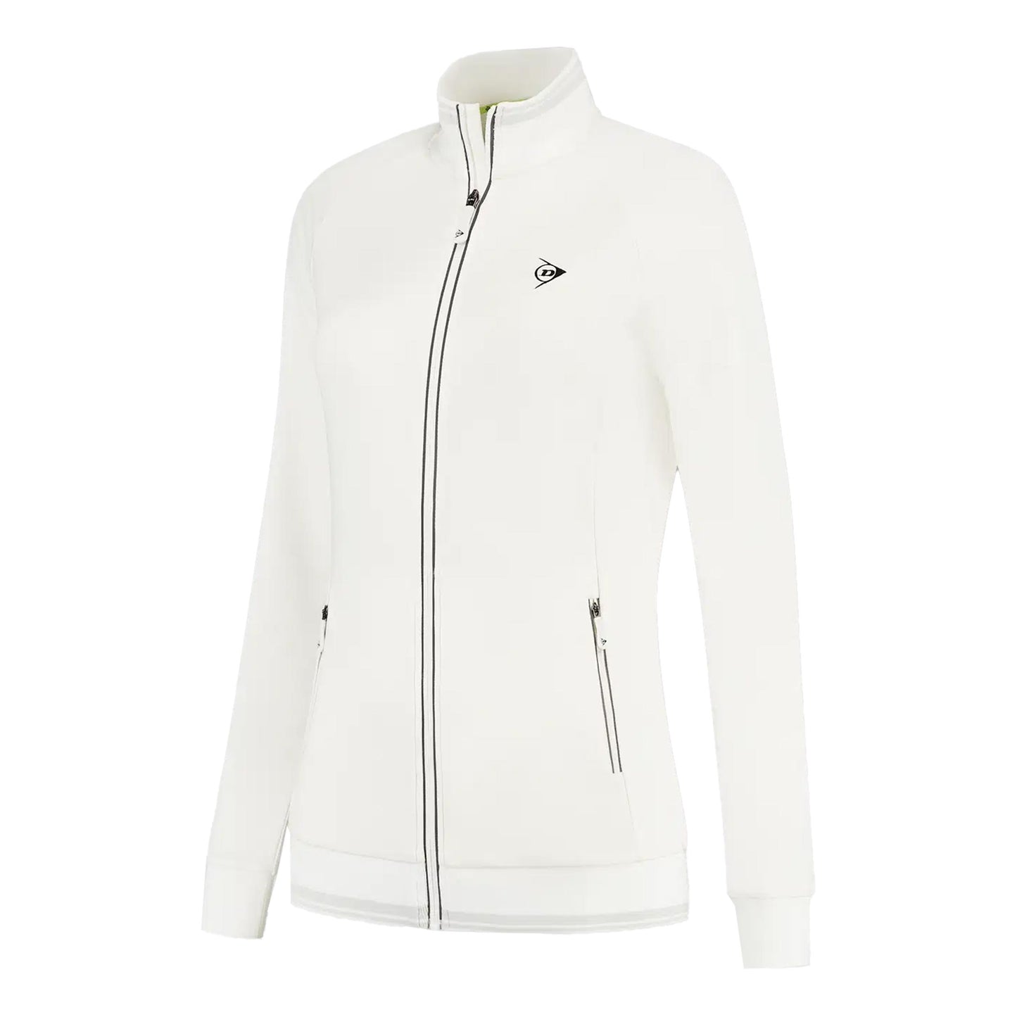 Dunlop Club Knitted Trainingsjacke Damen-Weiß