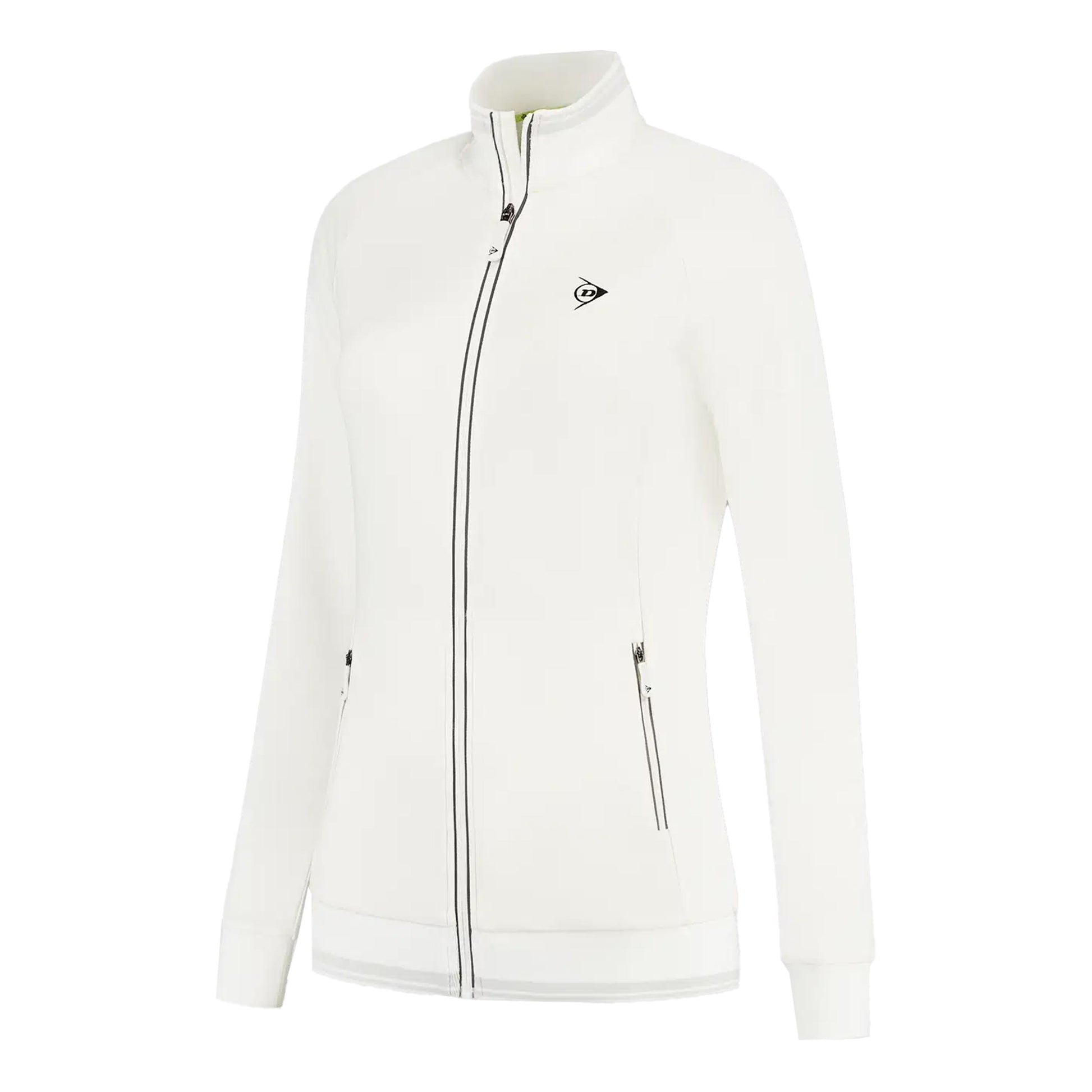 Dunlop Club Knitted Trainingsjacke Damen-Weiß