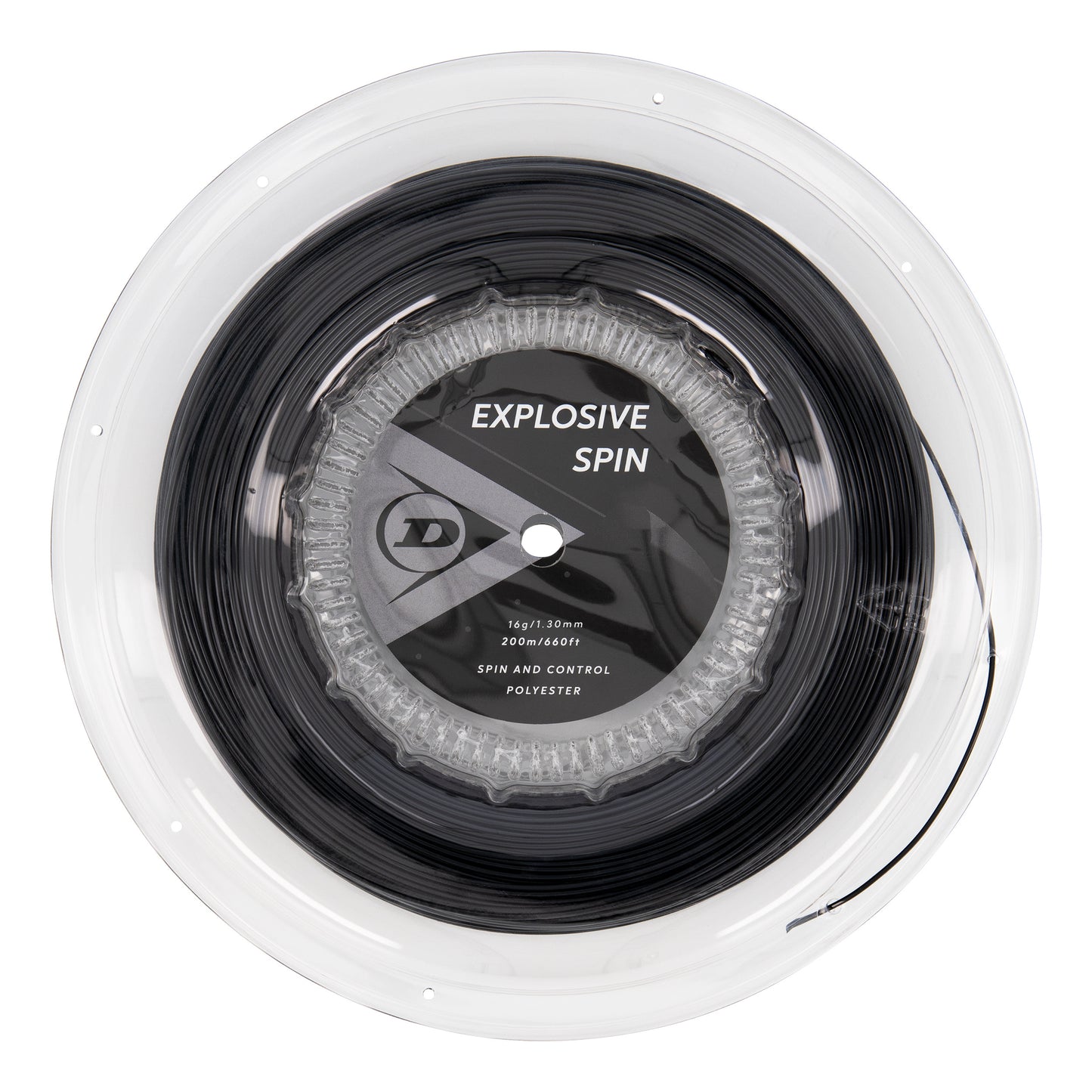 Dunlop Explosive Spin String Reel 200m-Black
