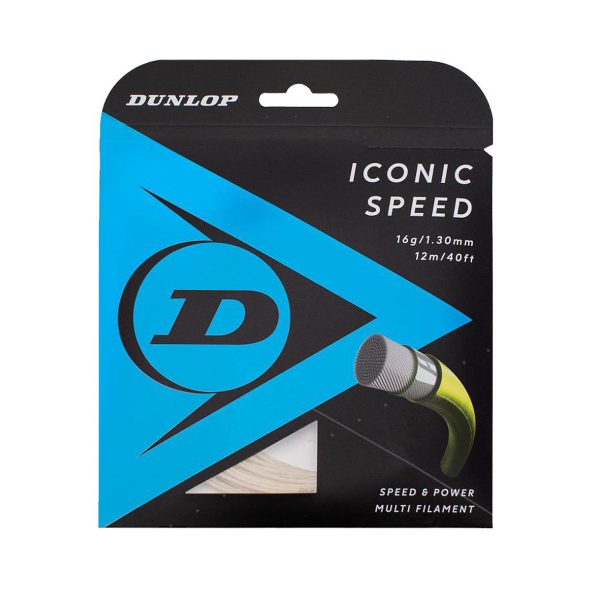 Dunlop Iconic Speed String Set 12m-Ecru