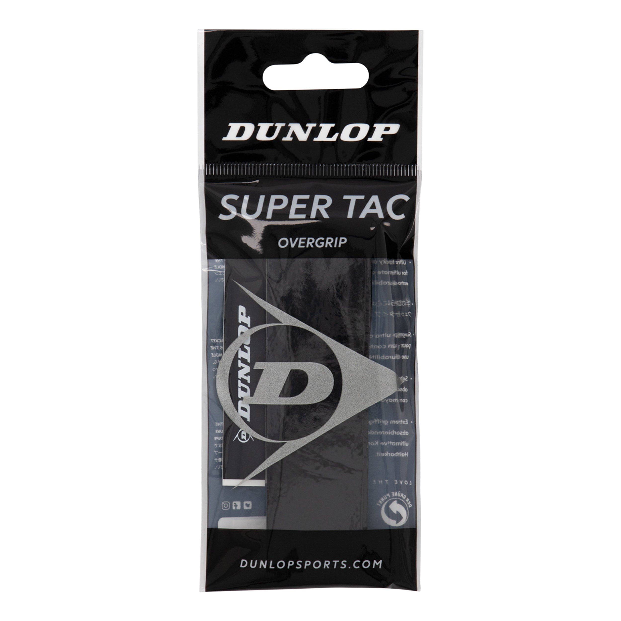 Dunlop Super Tac 1 Pack-Black