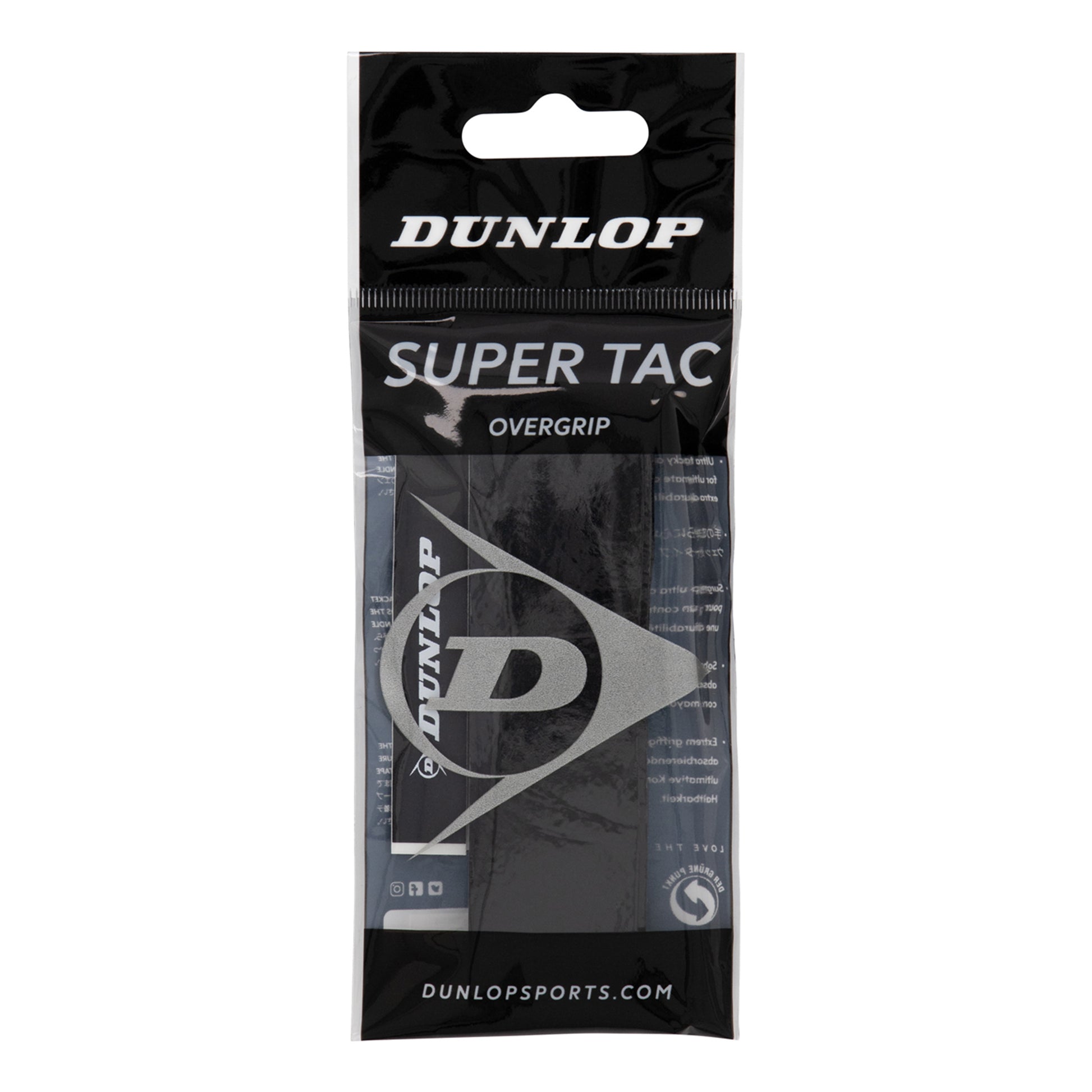 Dunlop Super Tac 1 Pack-Black