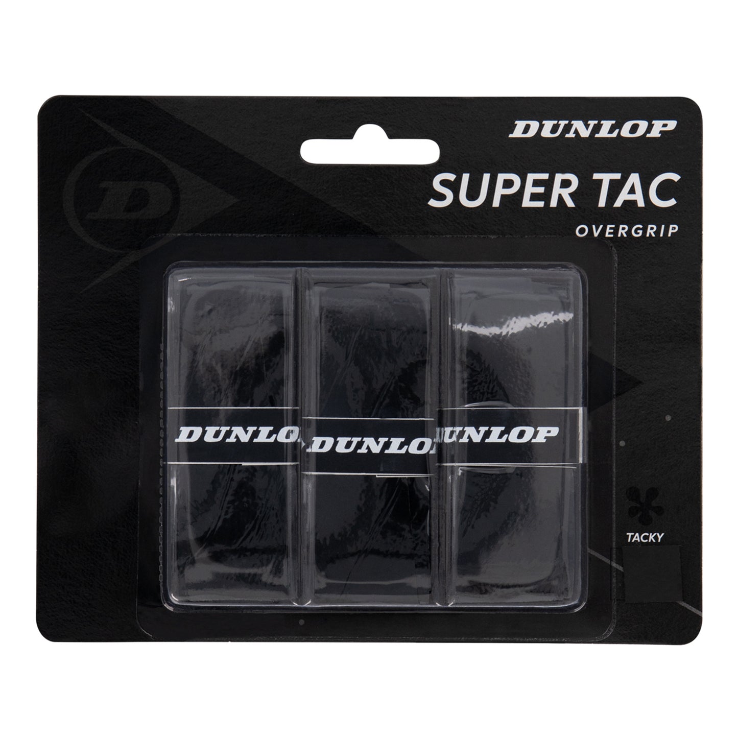 Dunlop Super Tac 3 Pack - black