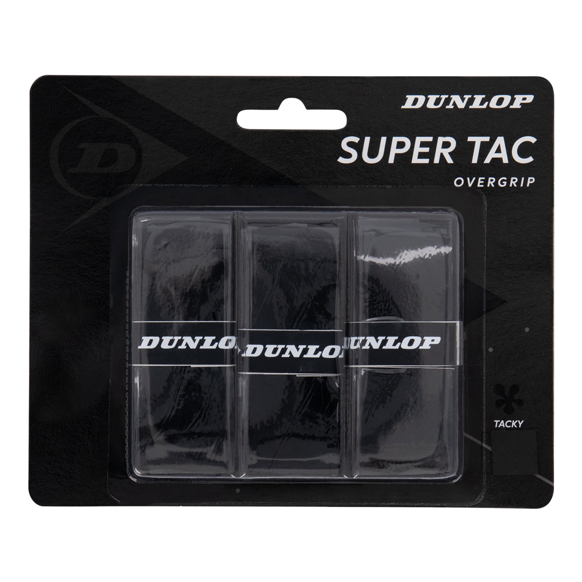 Dunlop Super Tac 3 Pack - black