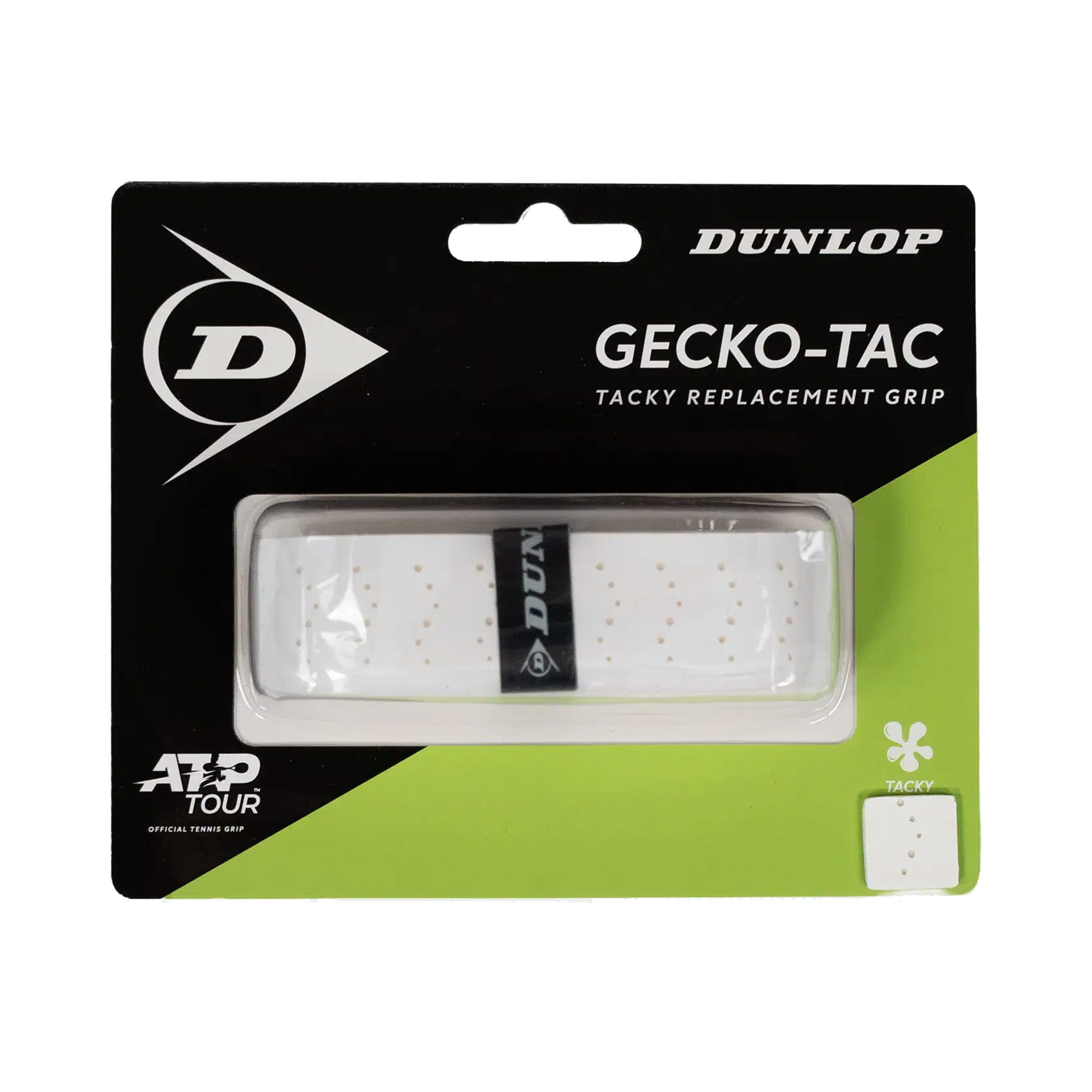 Dunlop Gecko-Tac Replacement Grip 1 Pack - white