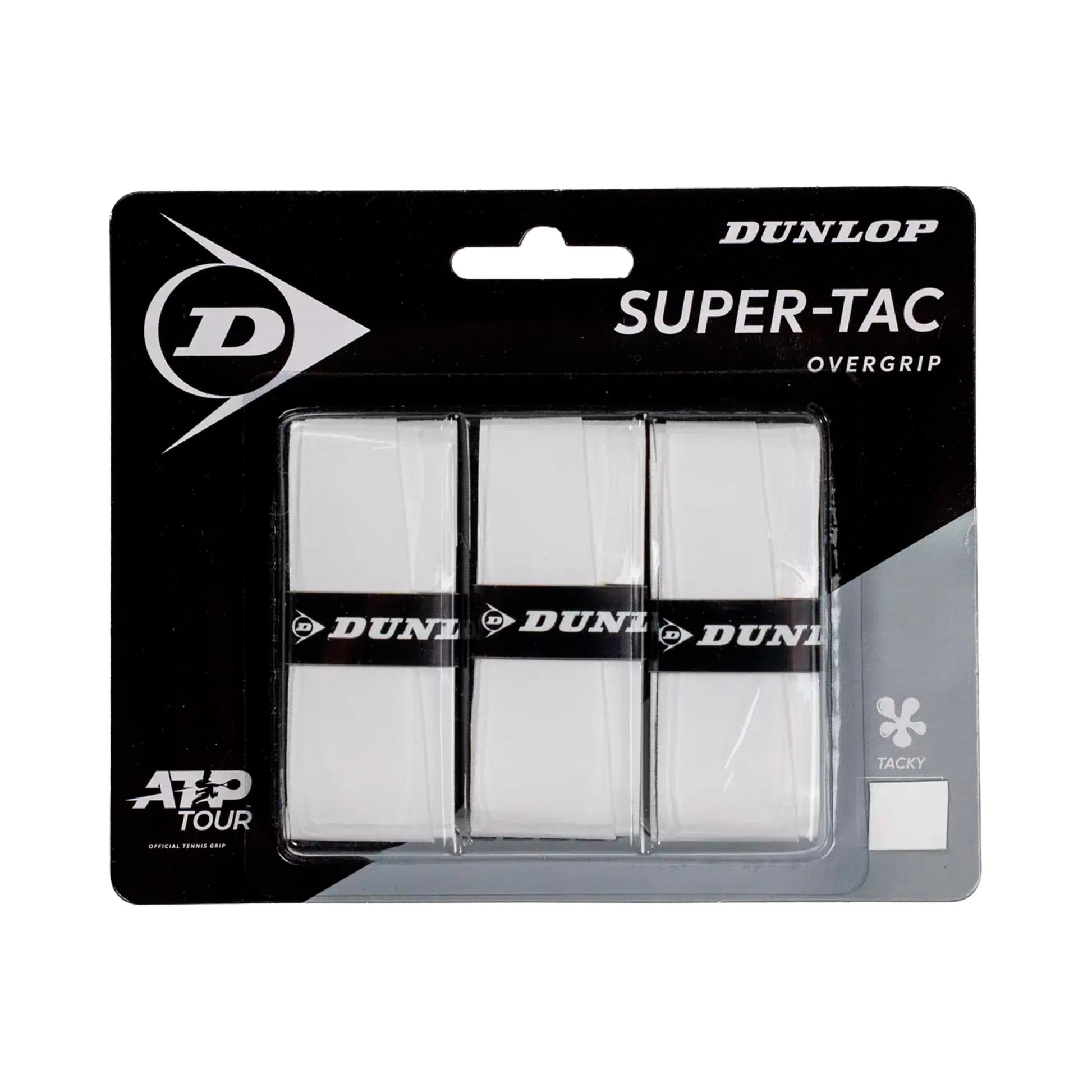 Dunlop Super Tac 3 Pack - white