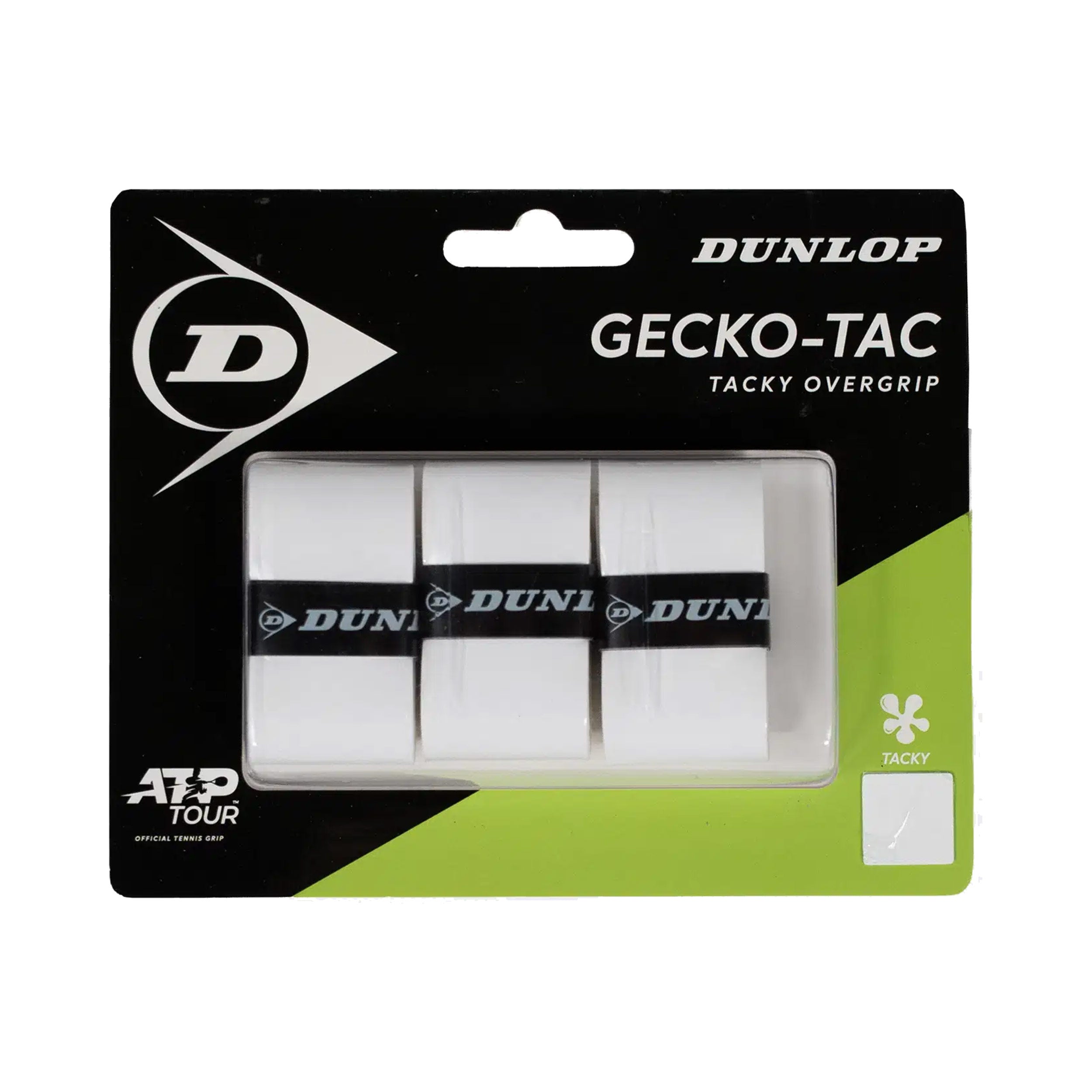 Dunlop Gecko-Tac 3 Pack - white