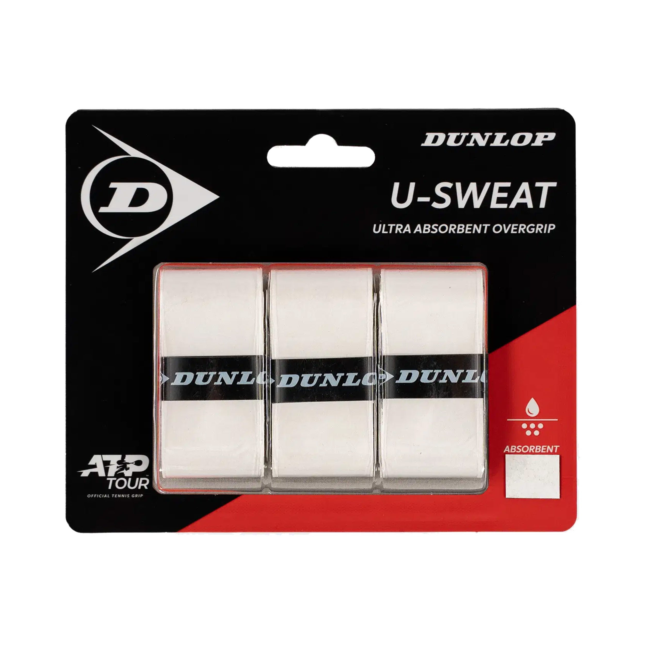 Dunlop U-Sweat  3 Pack - white