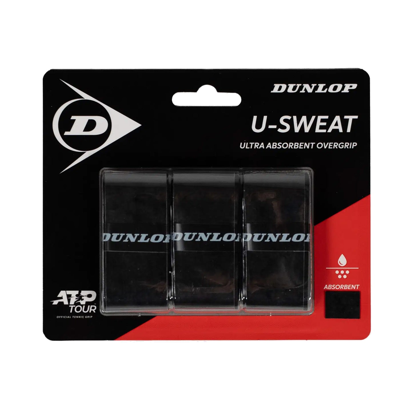 Dunlop U-Sweat 3 Pack - black