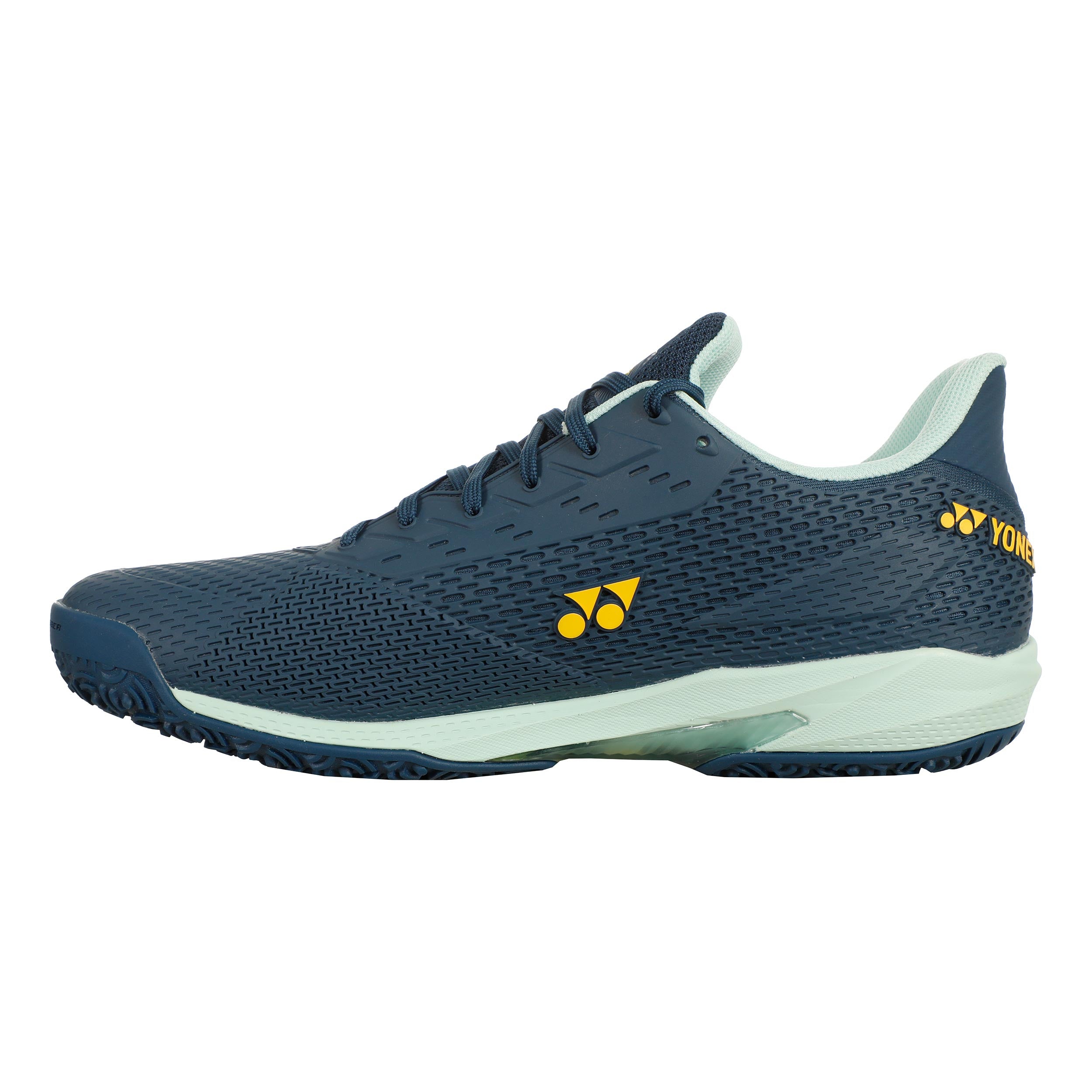 Power Cushion Ad-Accel Clay Court Shoe Men-Dark Blue,Turquoise
