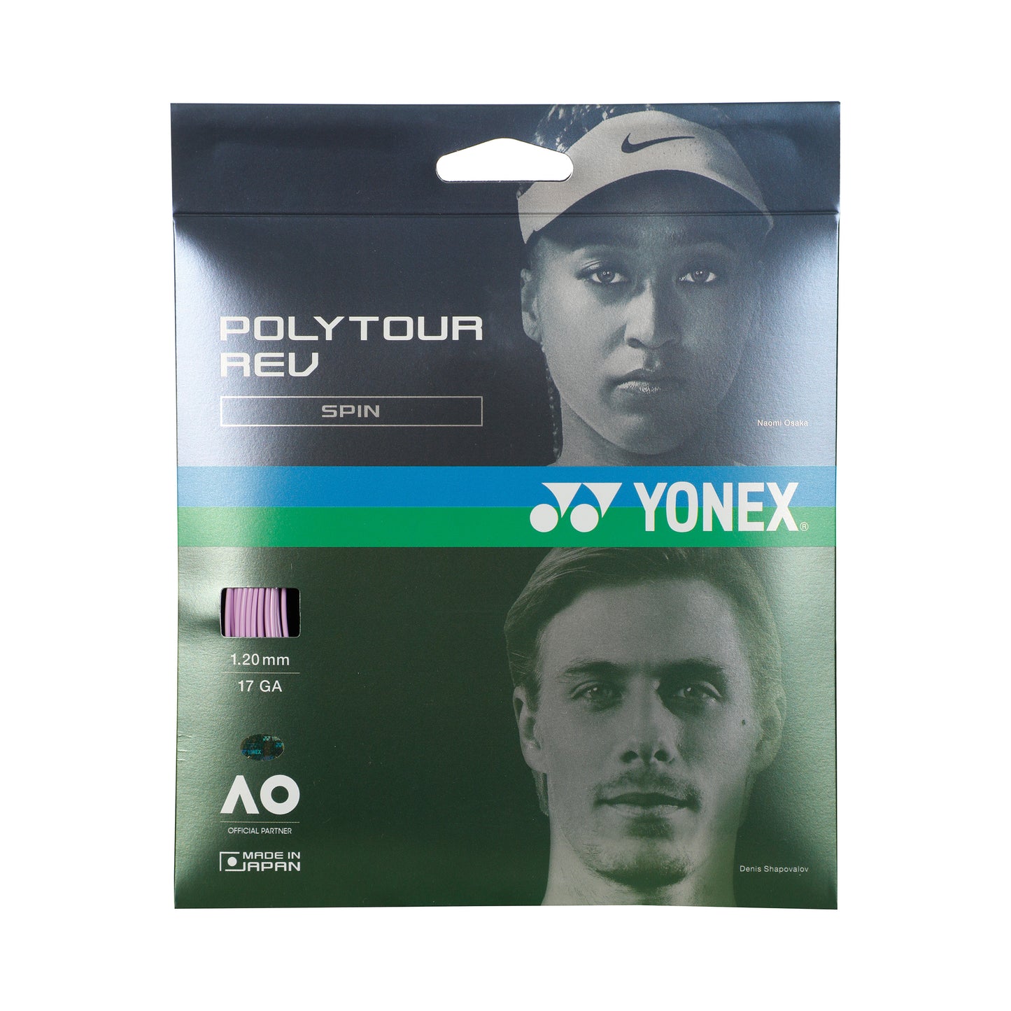 Yonex Poly Tour Rev String Set 12m-Violet