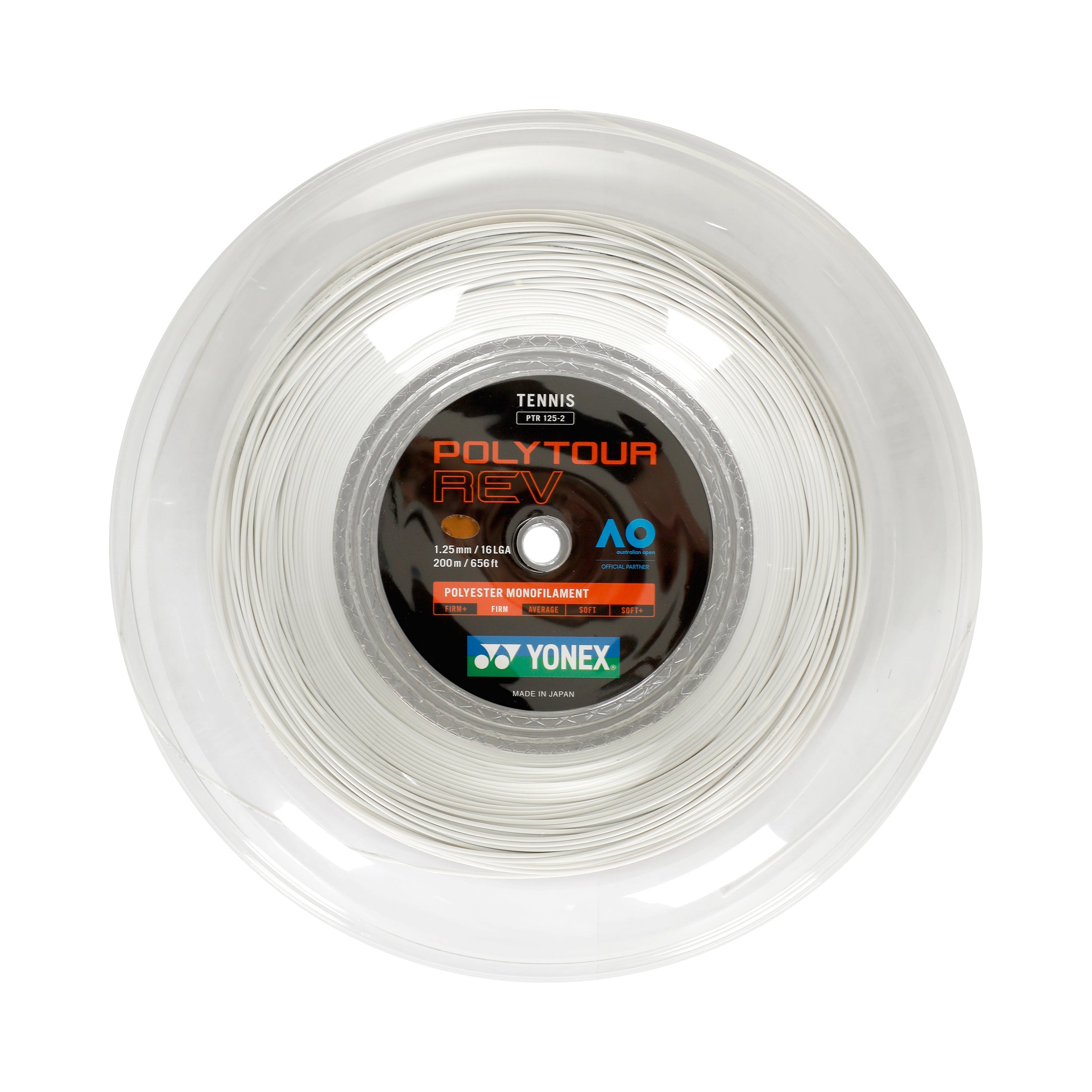 Yonex Poly Tour Rev String Reel 200m-White