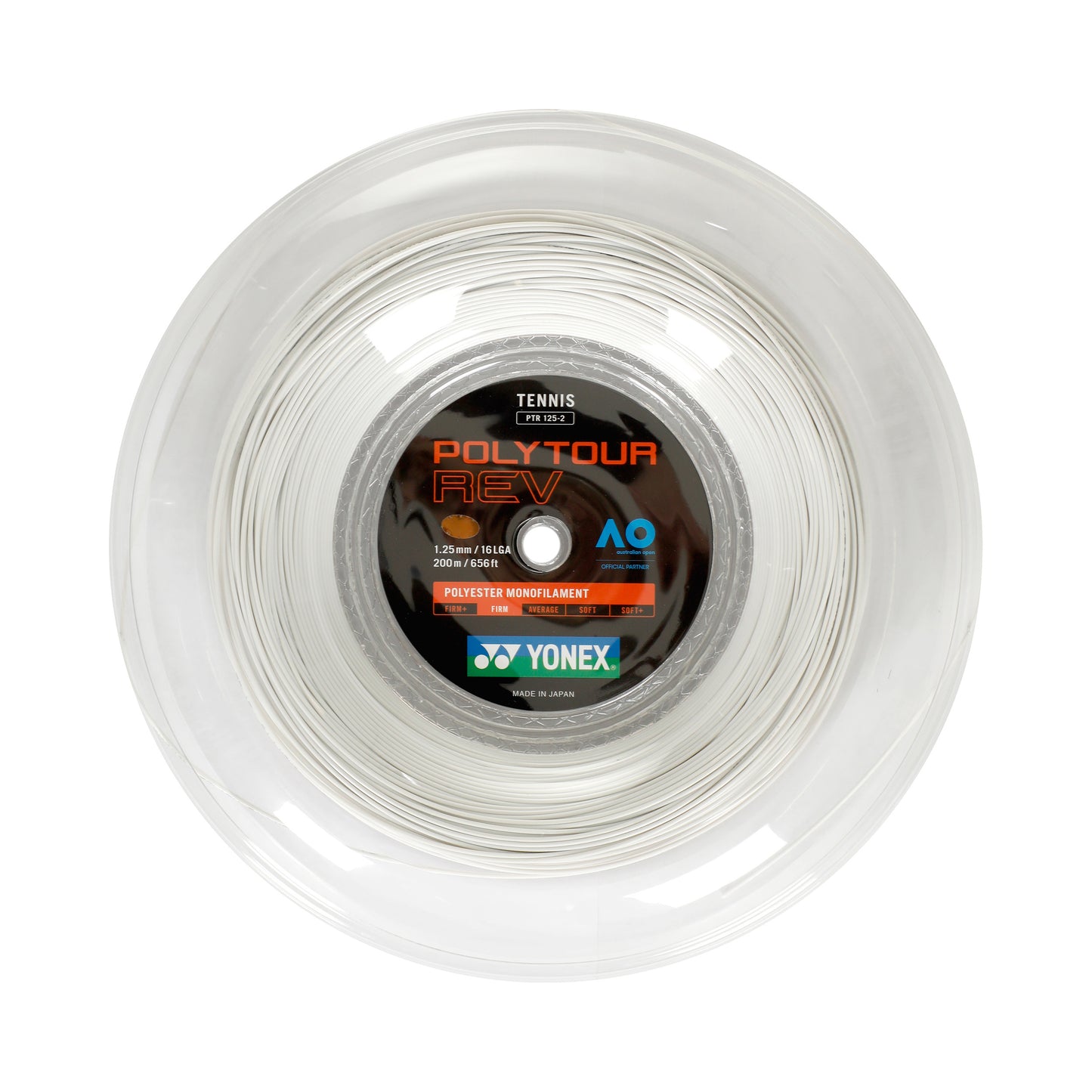 Yonex Poly Tour Rev String Reel 200m-White