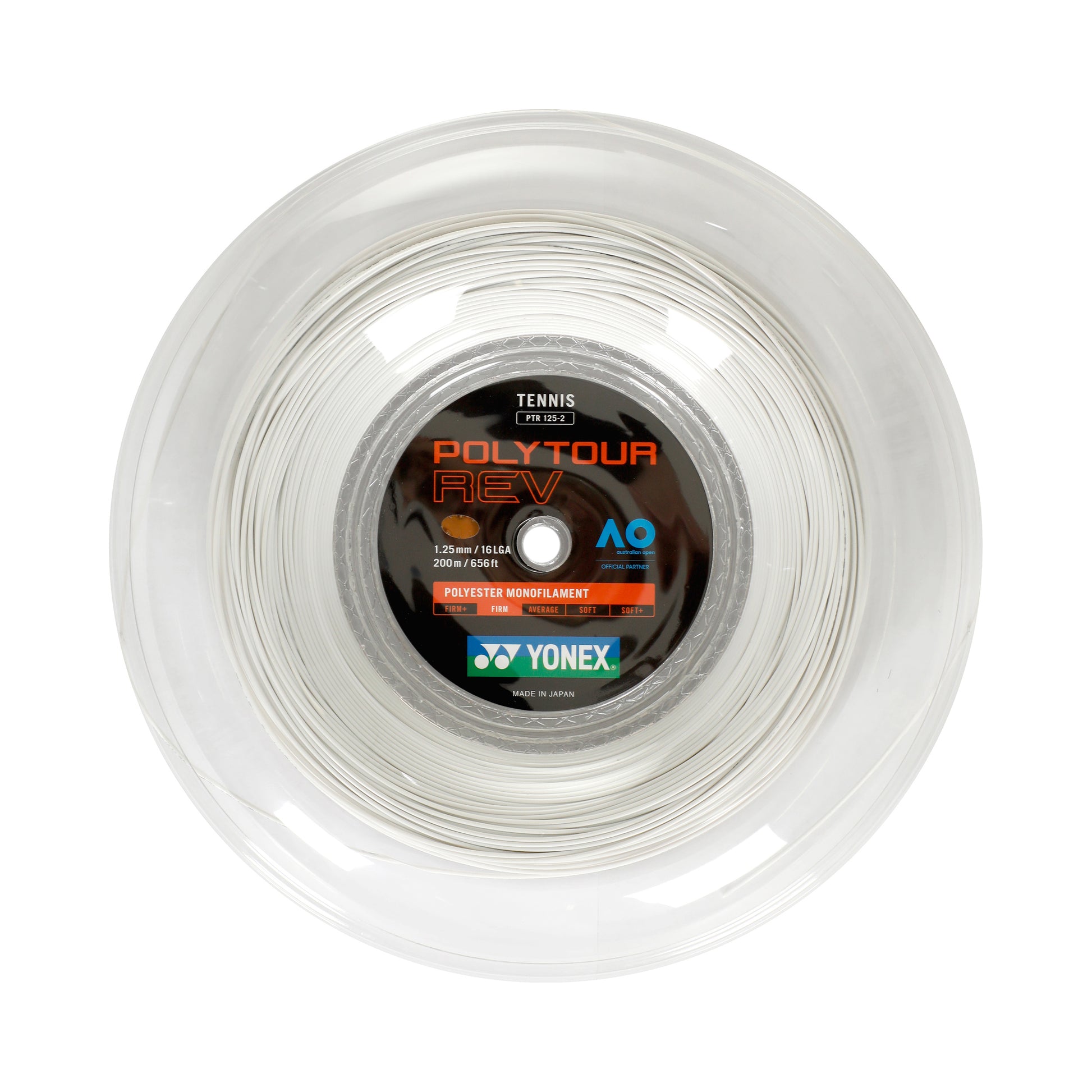 Yonex Poly Tour Rev String Reel 200m-White