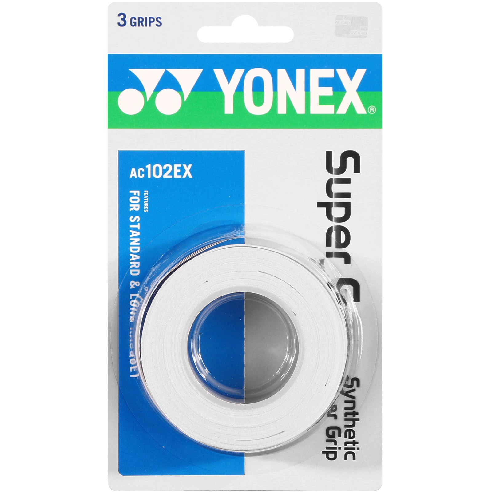 Yonex Super Grap 3 Pack - white
