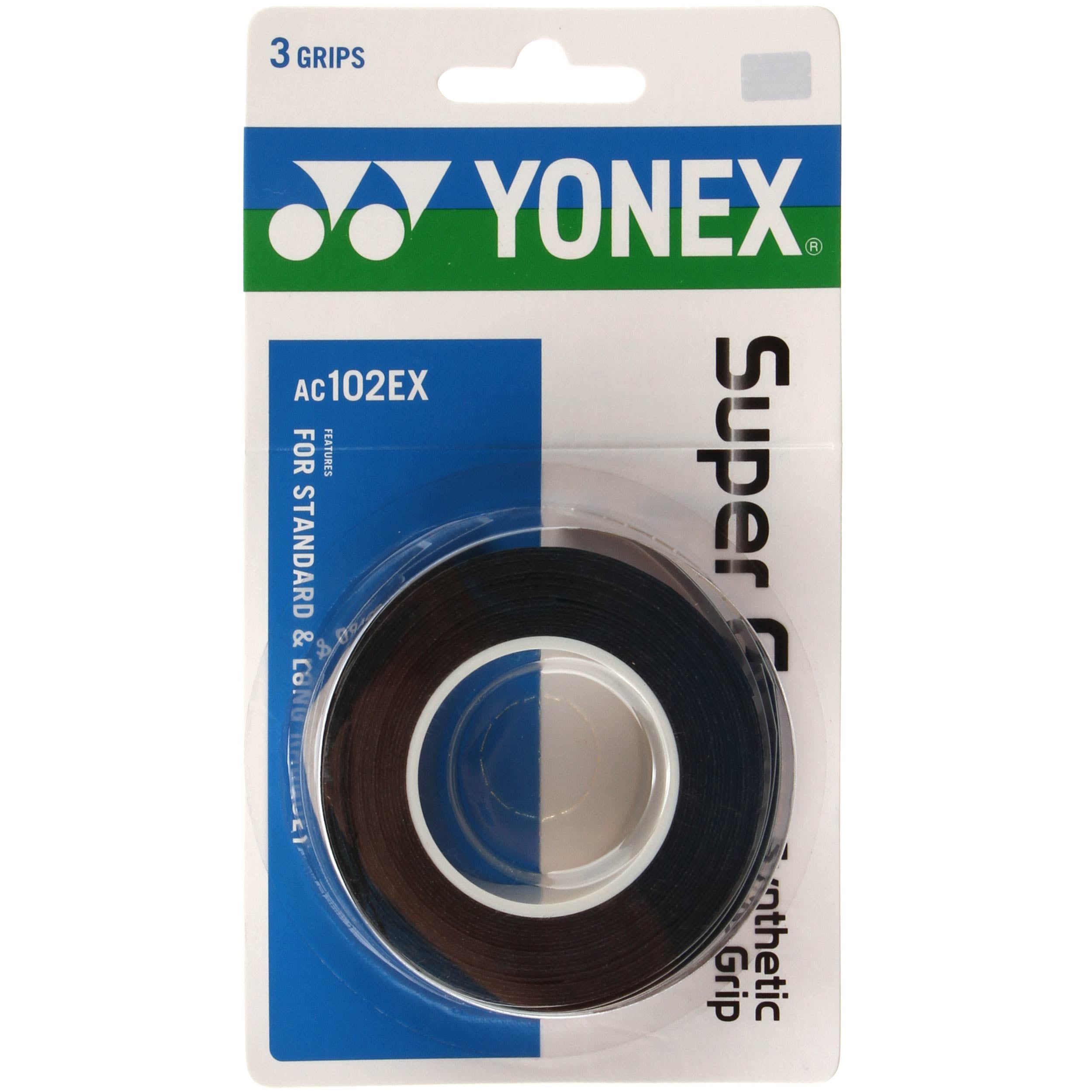 Yonex Super Grap 3 Pack - black