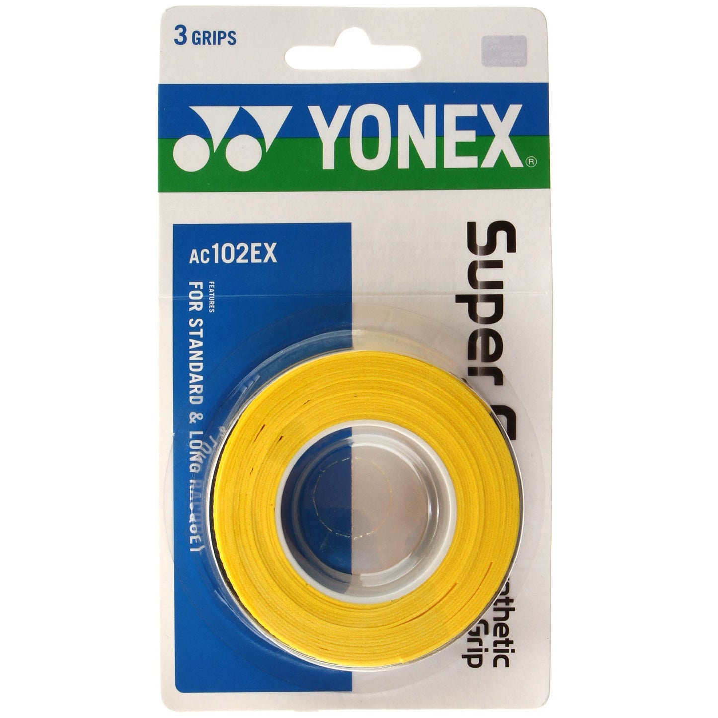 Yonex Super Grap 3 Pack - yellow