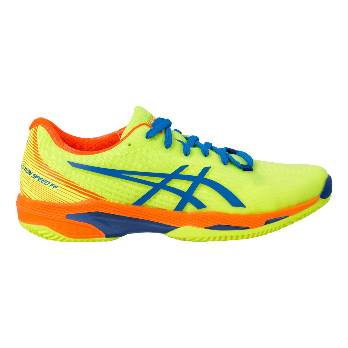 ASICS Solution Speed FF 2 Clay court shoe Men - neon yellow, blue
