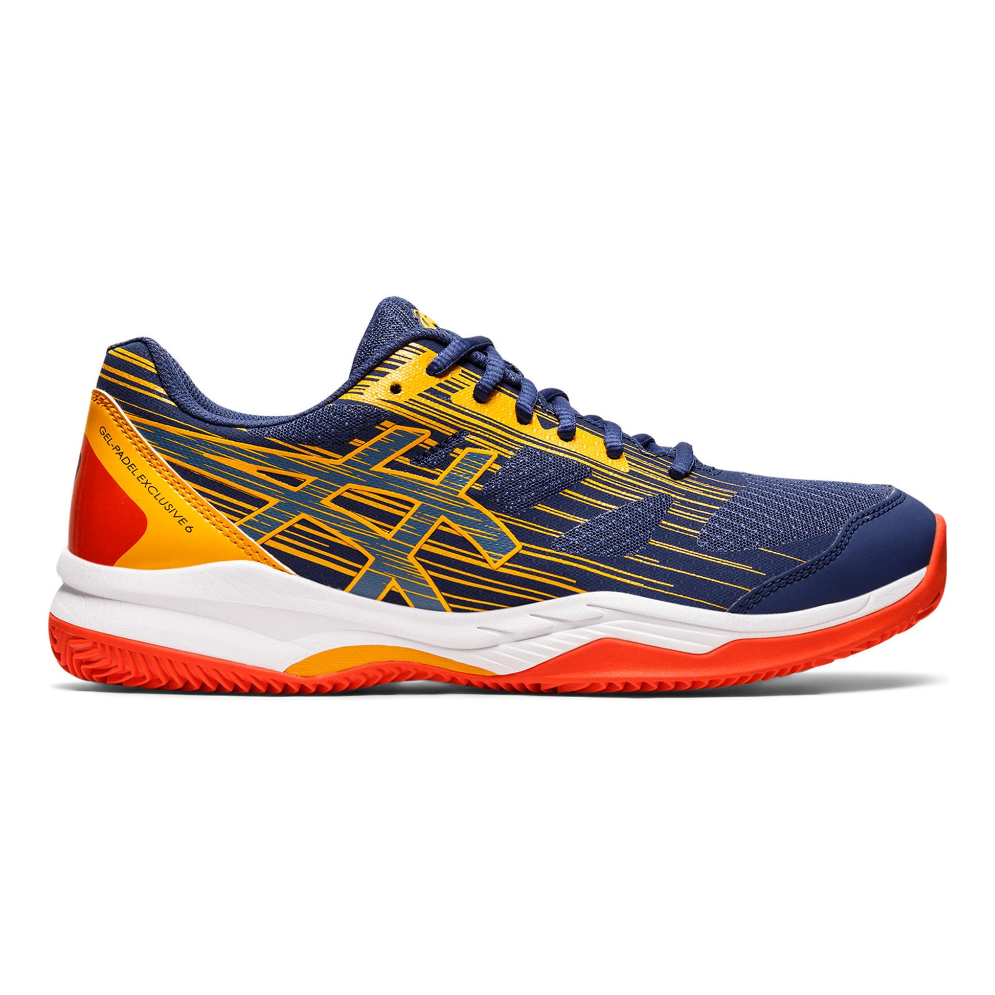 ASICS Gel-Padel Exclusive 6 PADL Padelschuh Herren - dunkelblau, gelb