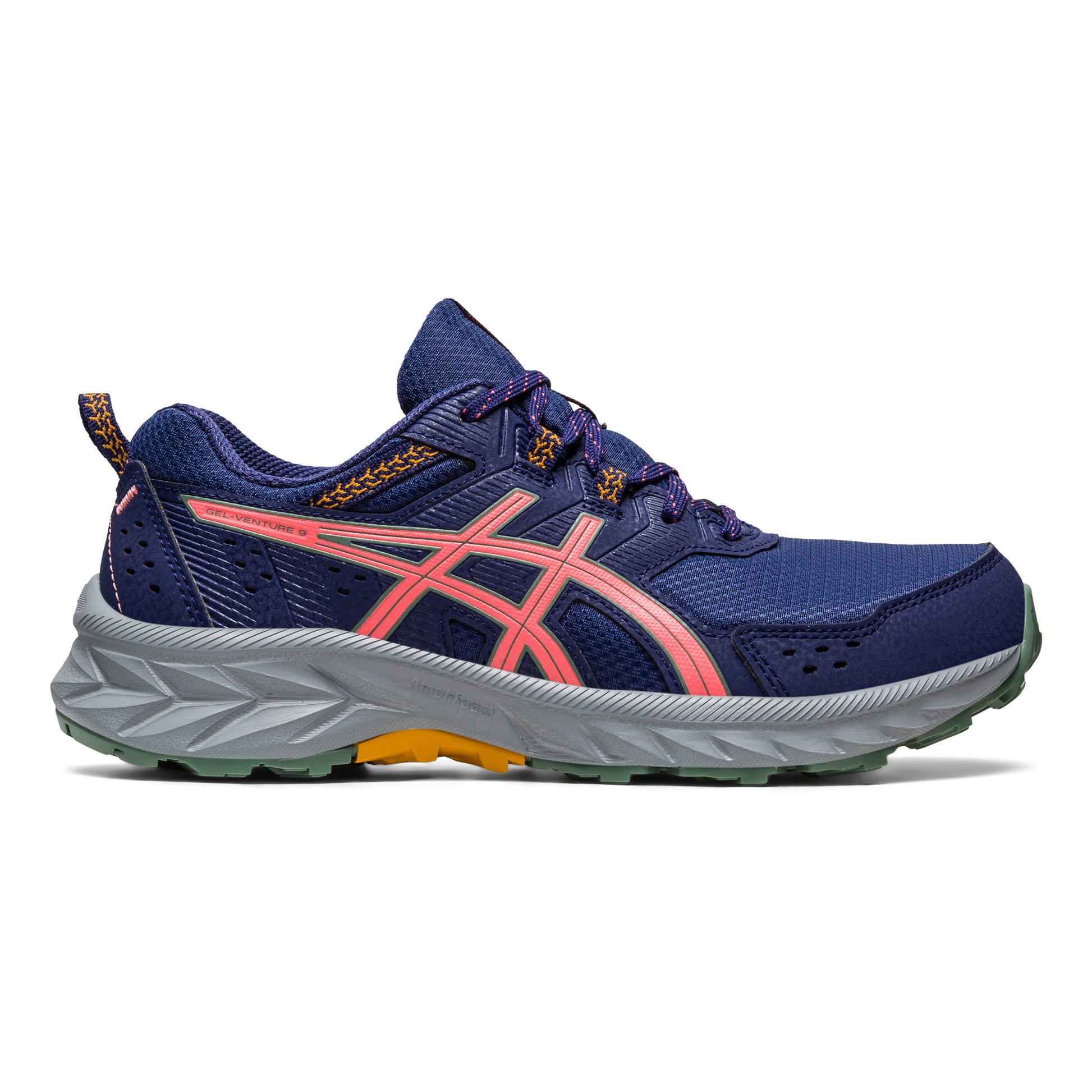 ASICS Gel-Venture 9 Trailschuh Damen - blau, koralle
