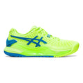 Gel-Resolution 9 Allcourtschuh Damen - neongrün, blau