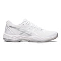 Gel-Game 9 Sandplatzschuh Damen - weiß, silber