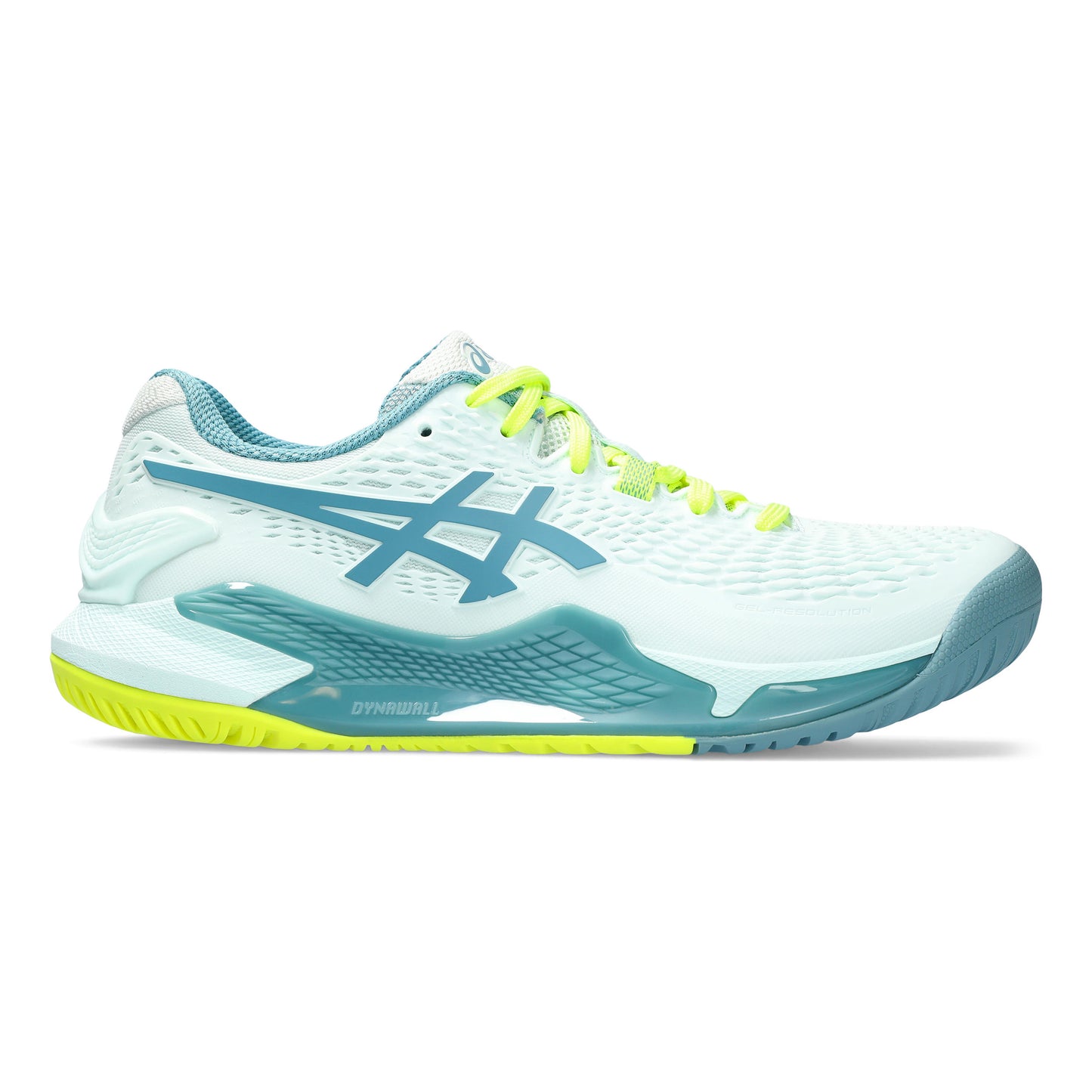 ASICS Gel-Resolution 9 Allcourtschuh Damen - mint, petrol