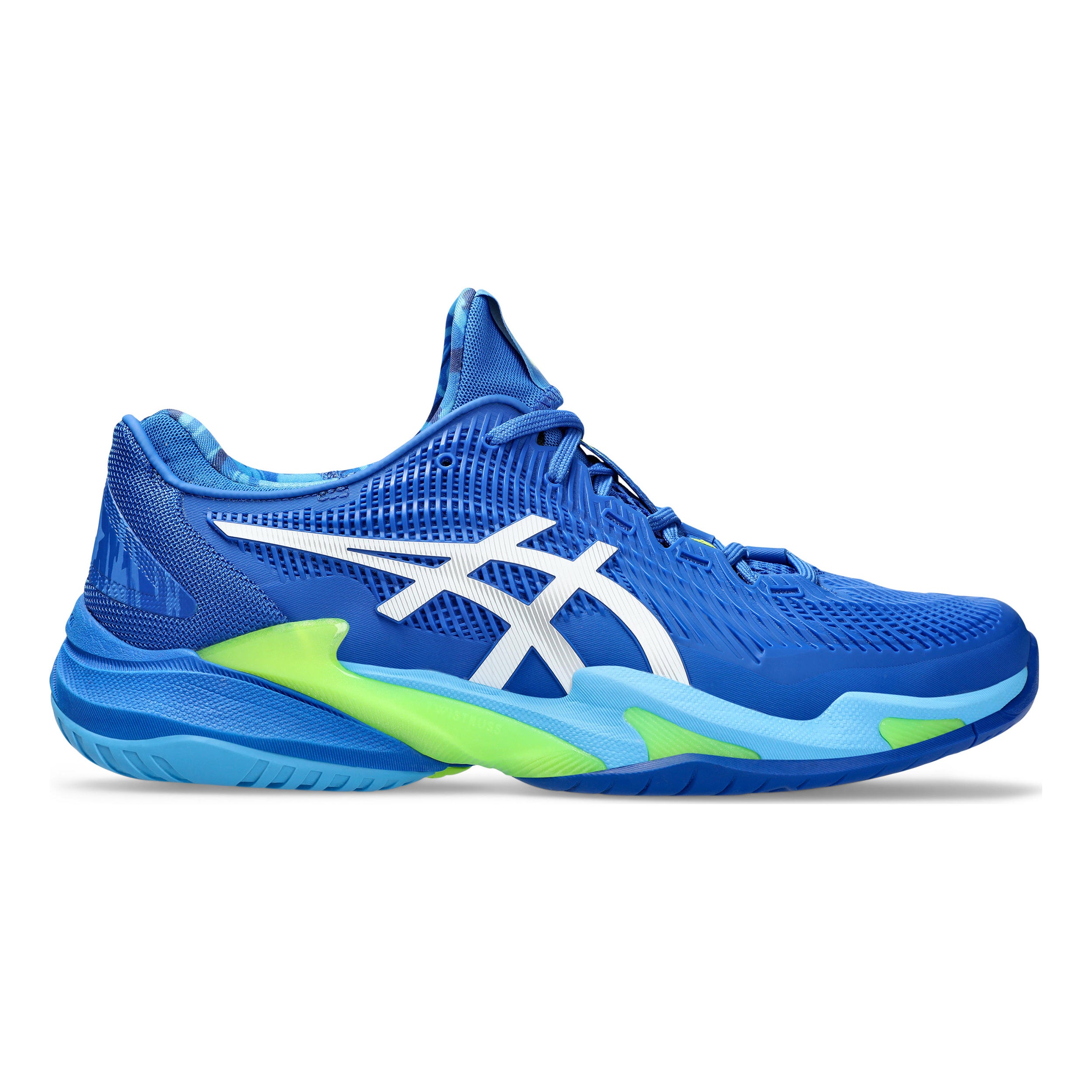 Court FF 3 Novak All court shoe Men - blue, neon green | Tennis-Point