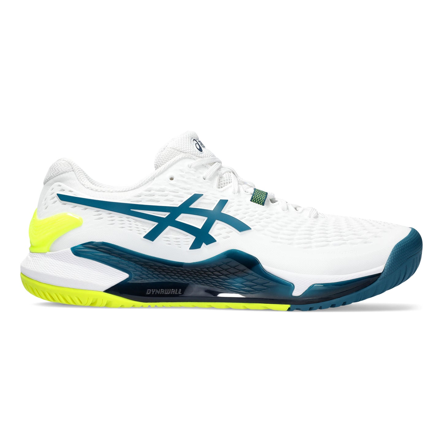 ASICS Gel-Resolution 9 All court shoe Men - white, petrol