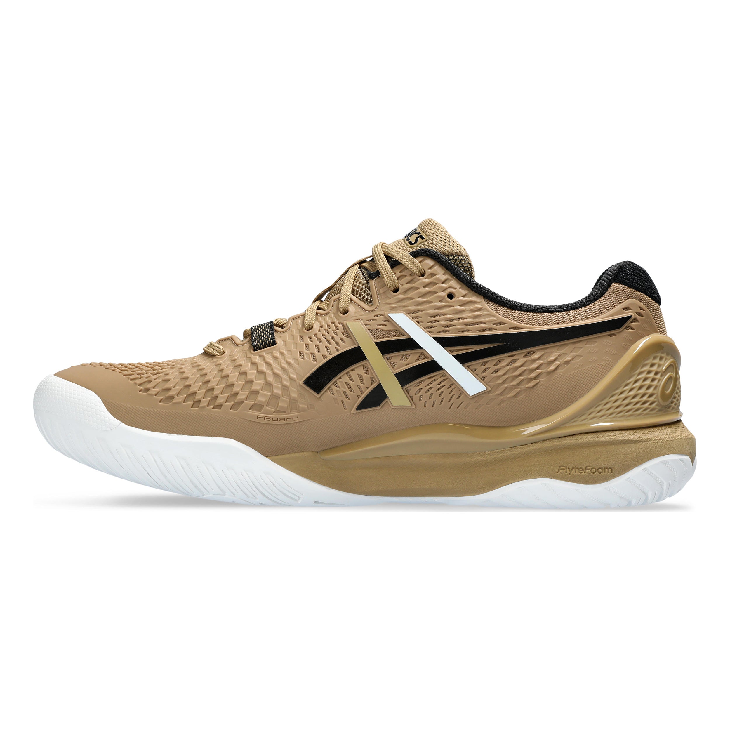 美品★ BOSS ASICS GEL RESOLUTION 9 25.5 Gel-Resolution 9 Boss All court shoe Men - caramel, black | Tennis