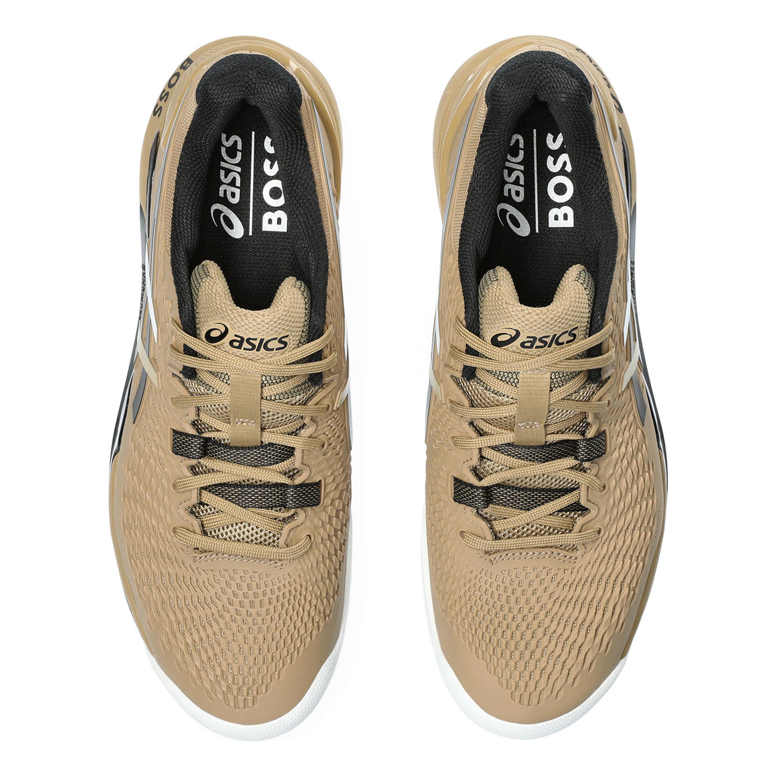 シューズ(男性用) asics gel resolution 9 boss Gel-Resolution 9 Boss All court shoe Men - caramel, black | Tennis