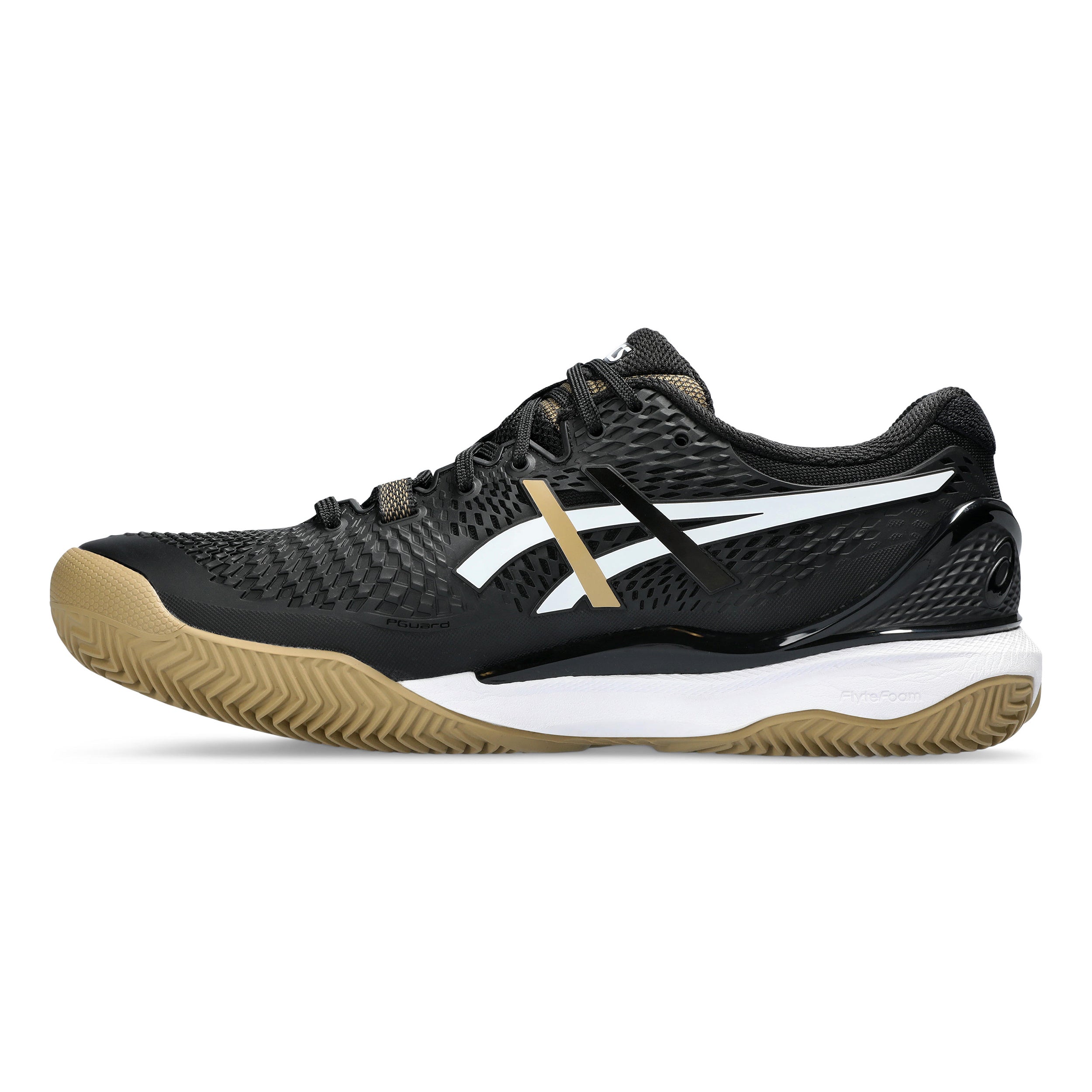Gel-Resolution 9 Boss Clay court shoe Men - black, caramel