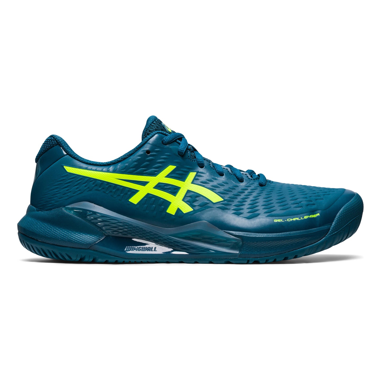 ASICS Gel-Challenger 14 Allcourtschuh Herren - petrol, neongelb