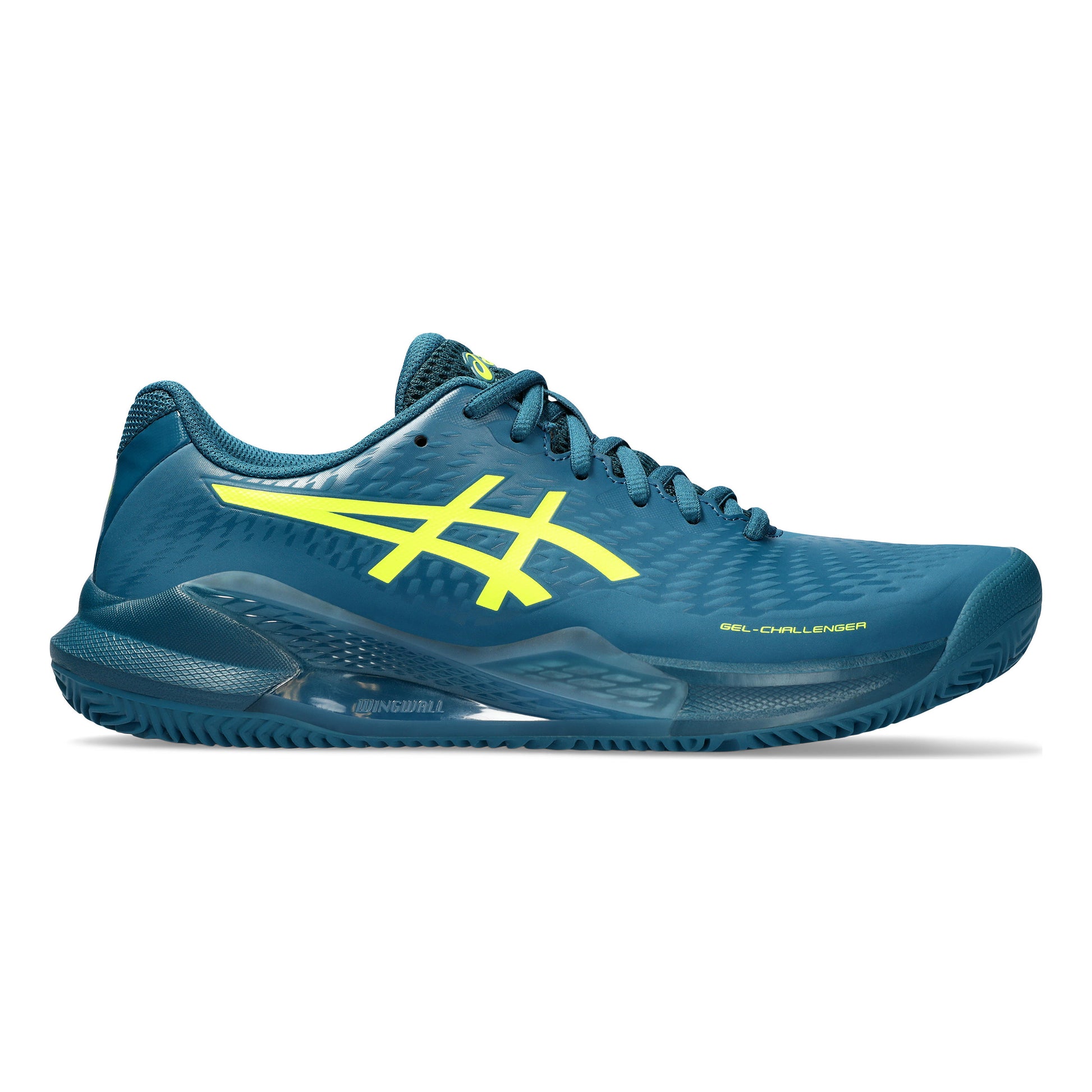 ASICS Gel-Challenger 14 Sandplatzschuh Herren - petrol, neongelb