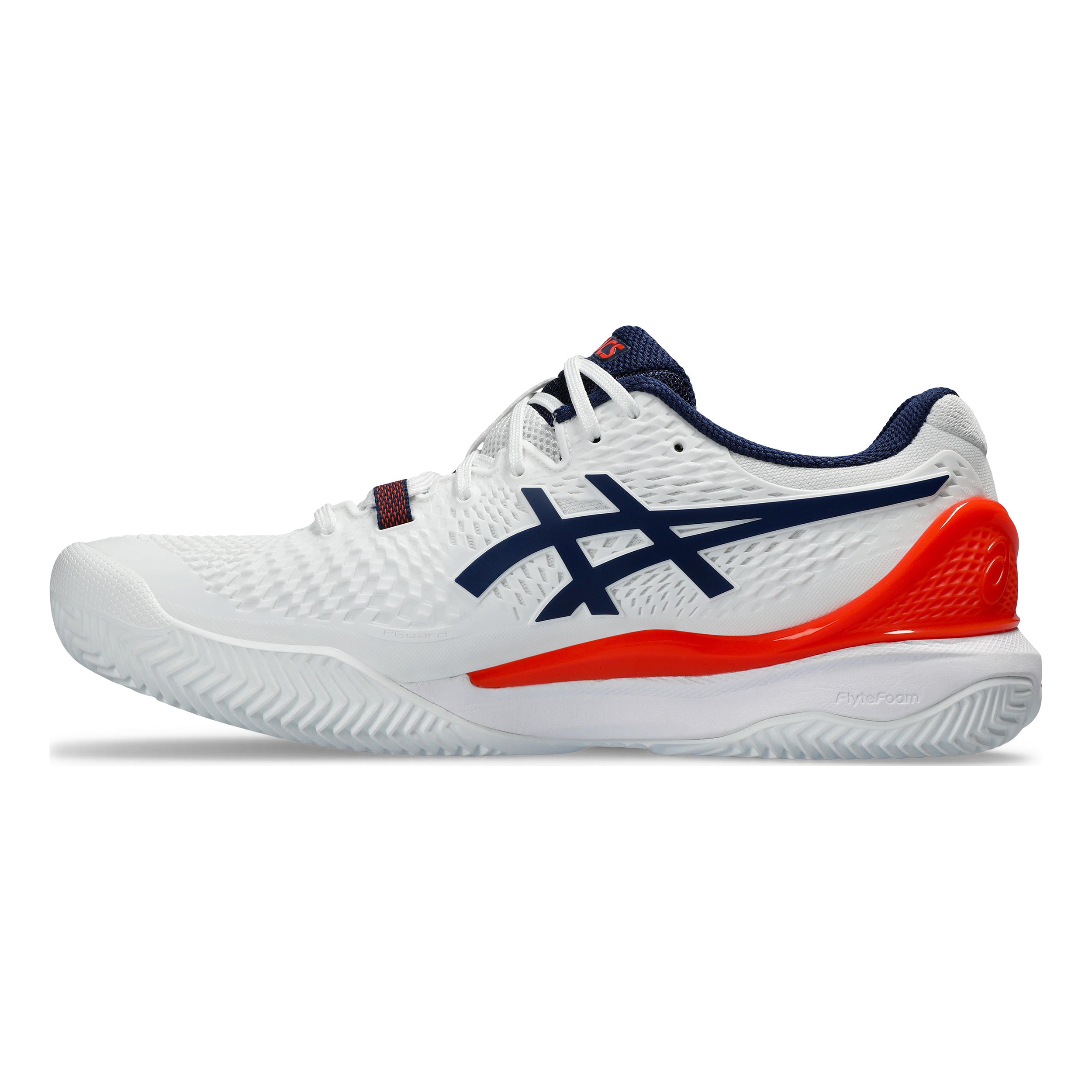 Gel-Resolution 9 Clay court shoe Men - white, orange | Tennis-Point