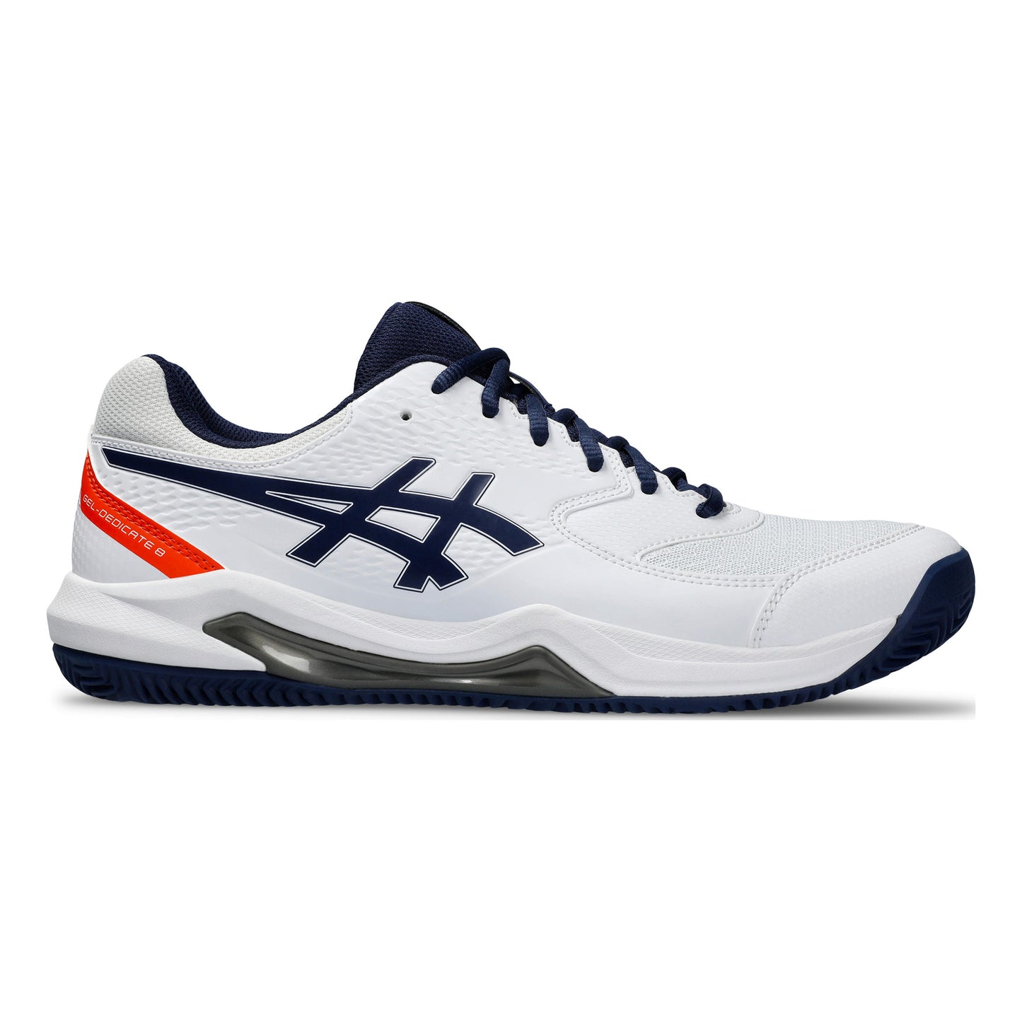 ASICS Gel-Dedicate 8 Clay court shoe Men - white, dark blue