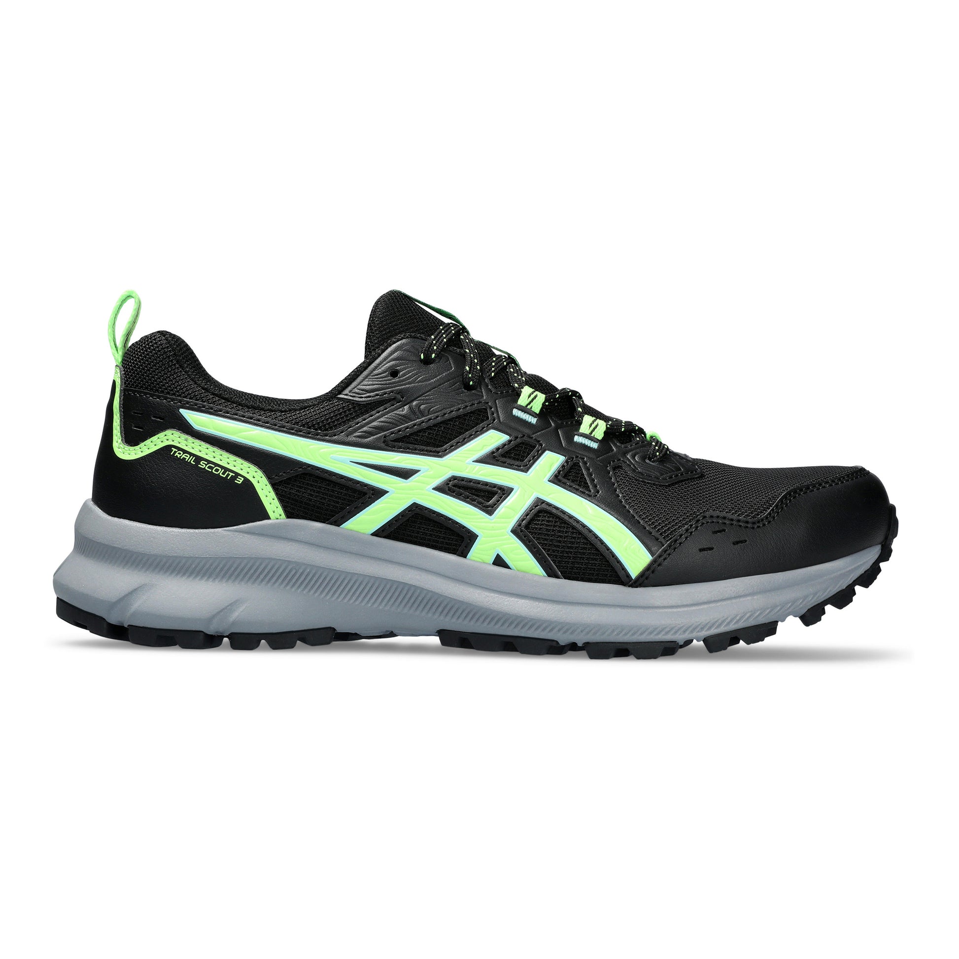 ASICS Trail Scout 3 Trail running shoe Men - black, neon green