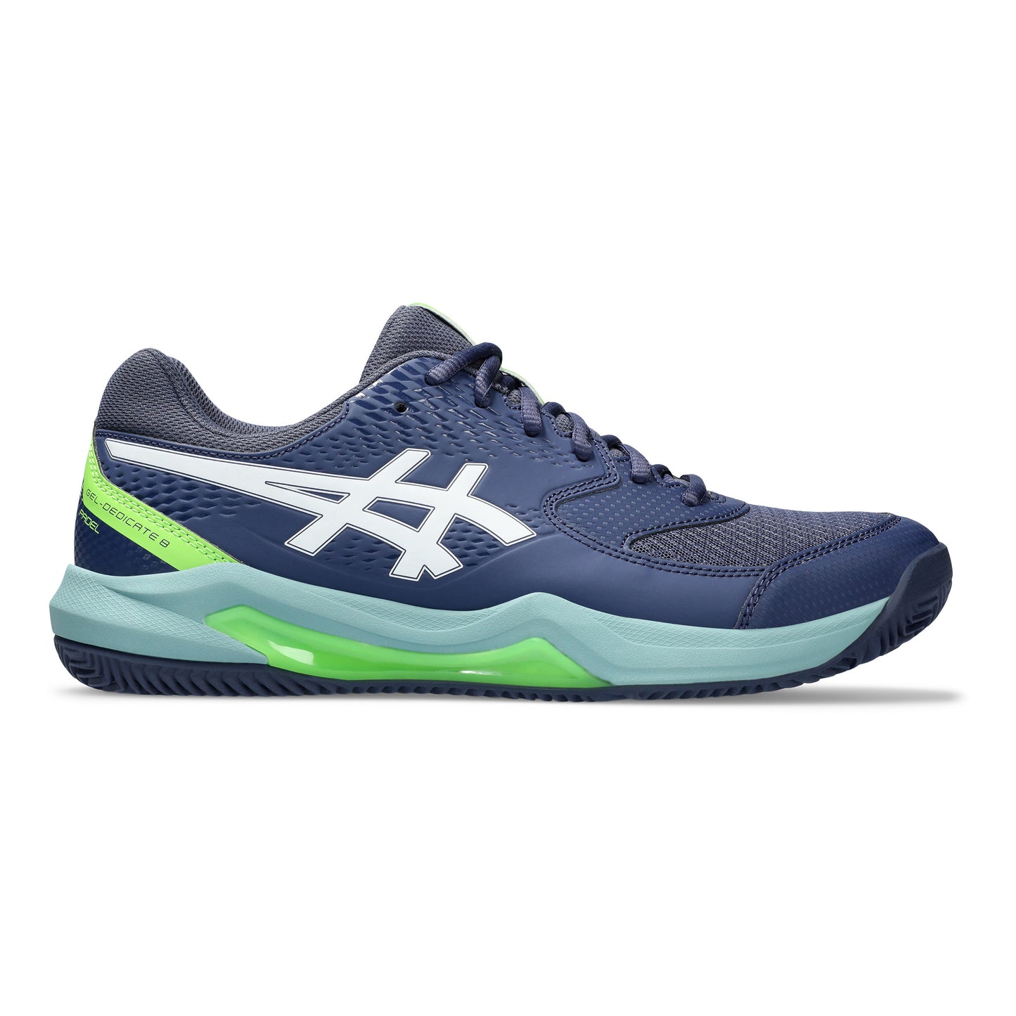 ASICS Gel-Dedicate 8 Padelschuh Herren - dunkelblau, mint