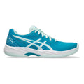 Gel-Game 9 Sandplatzschuh Damen - blau, weiß