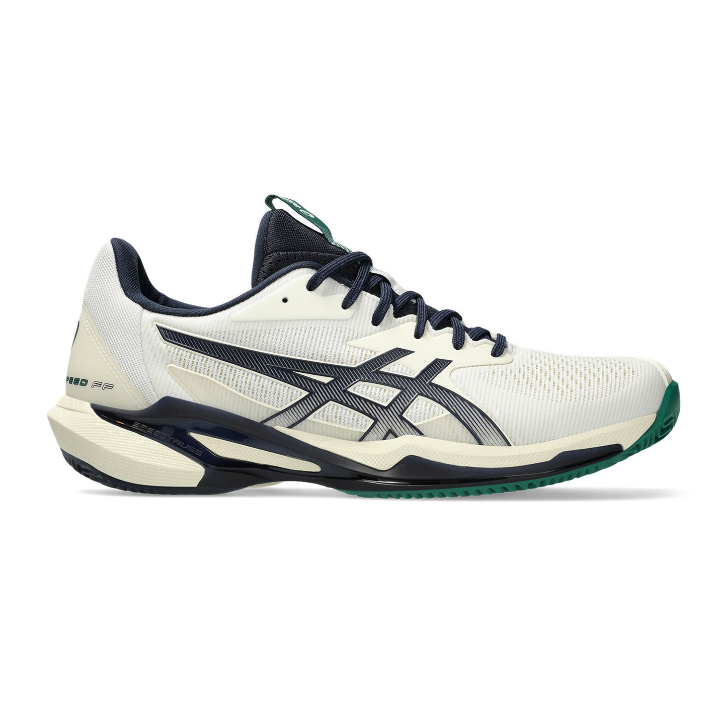 ASICS Solution Speed FF 3 Sandplatzschuh Herren - creme, dunkelblau