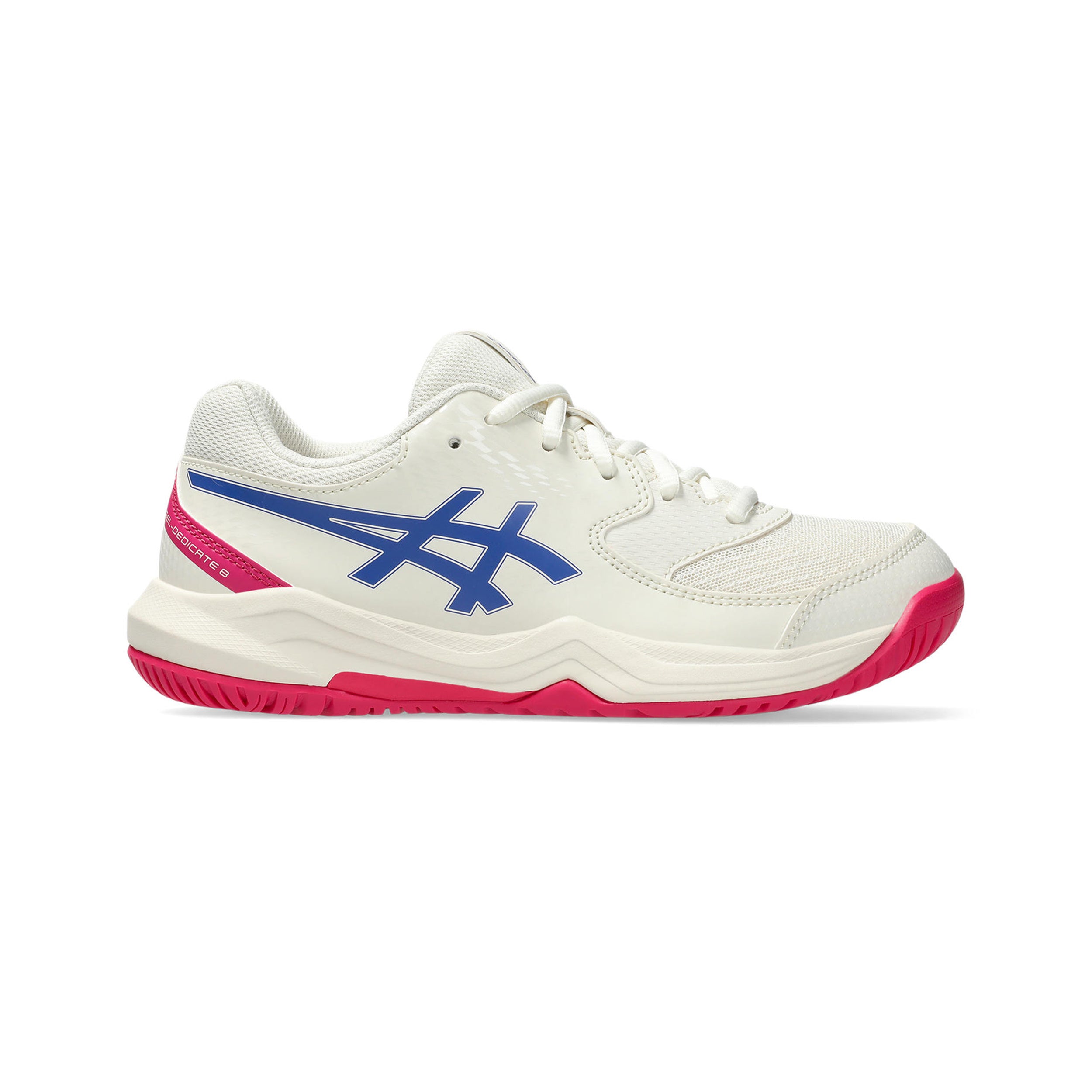 ASICS Gel-Dedicate 8 GS All court shoe Kids - cream, dark blue