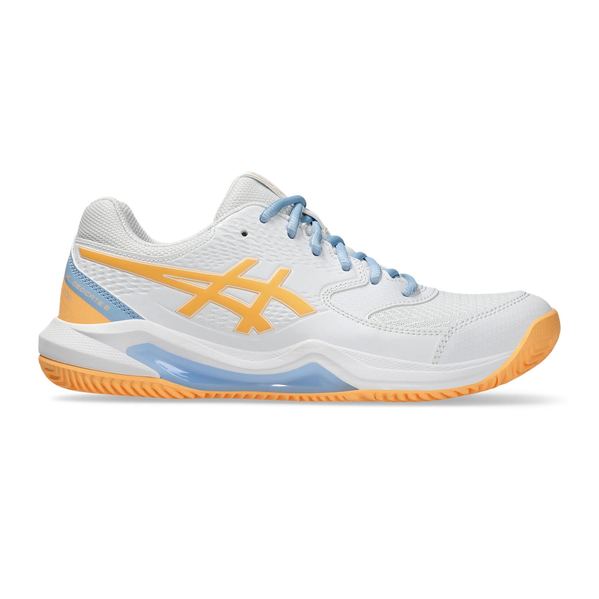 ASICS Gel-Dedicate 8 Padel Shoe Women-White,Orange