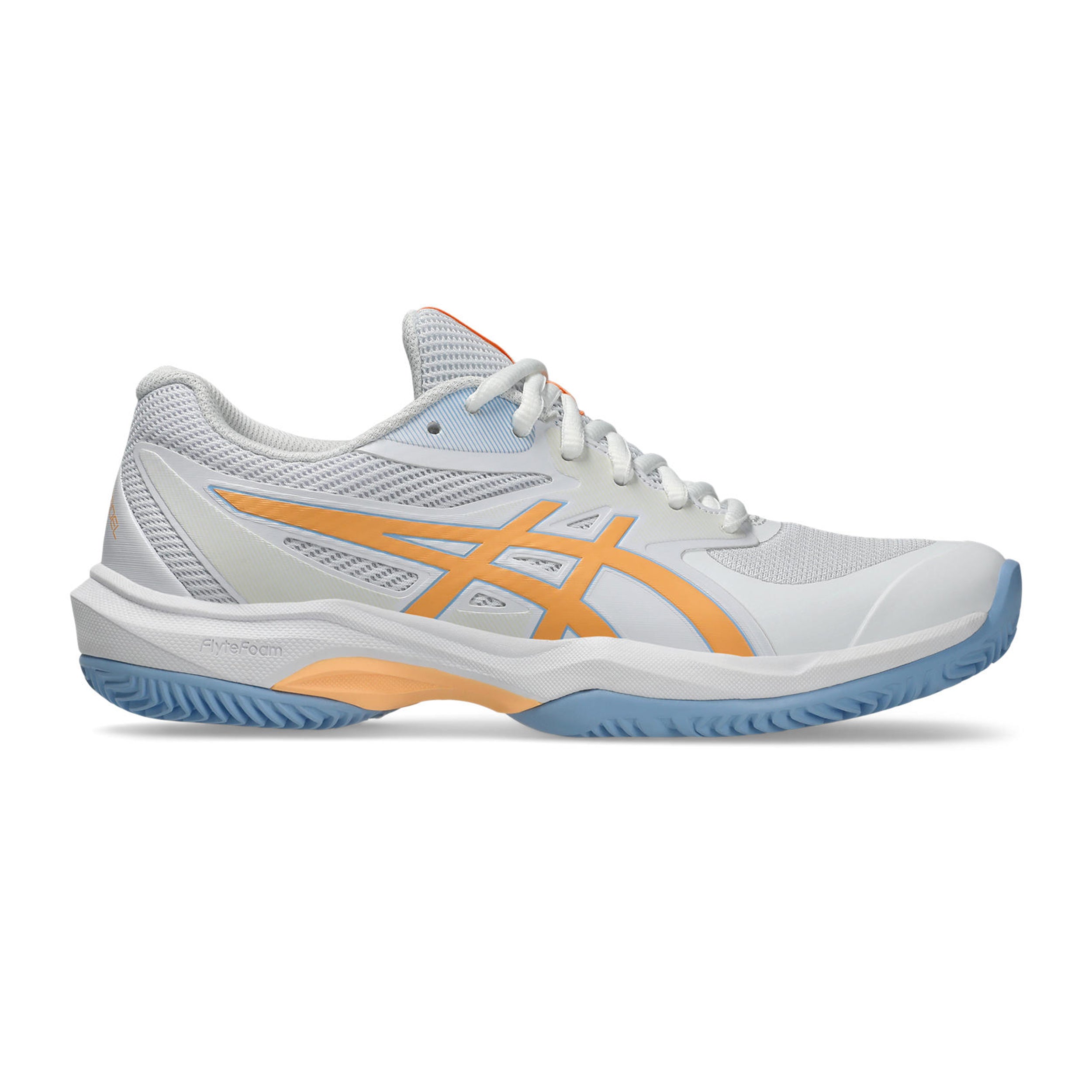 ASICS Game FF Padelschuh Damen - weiß, orange