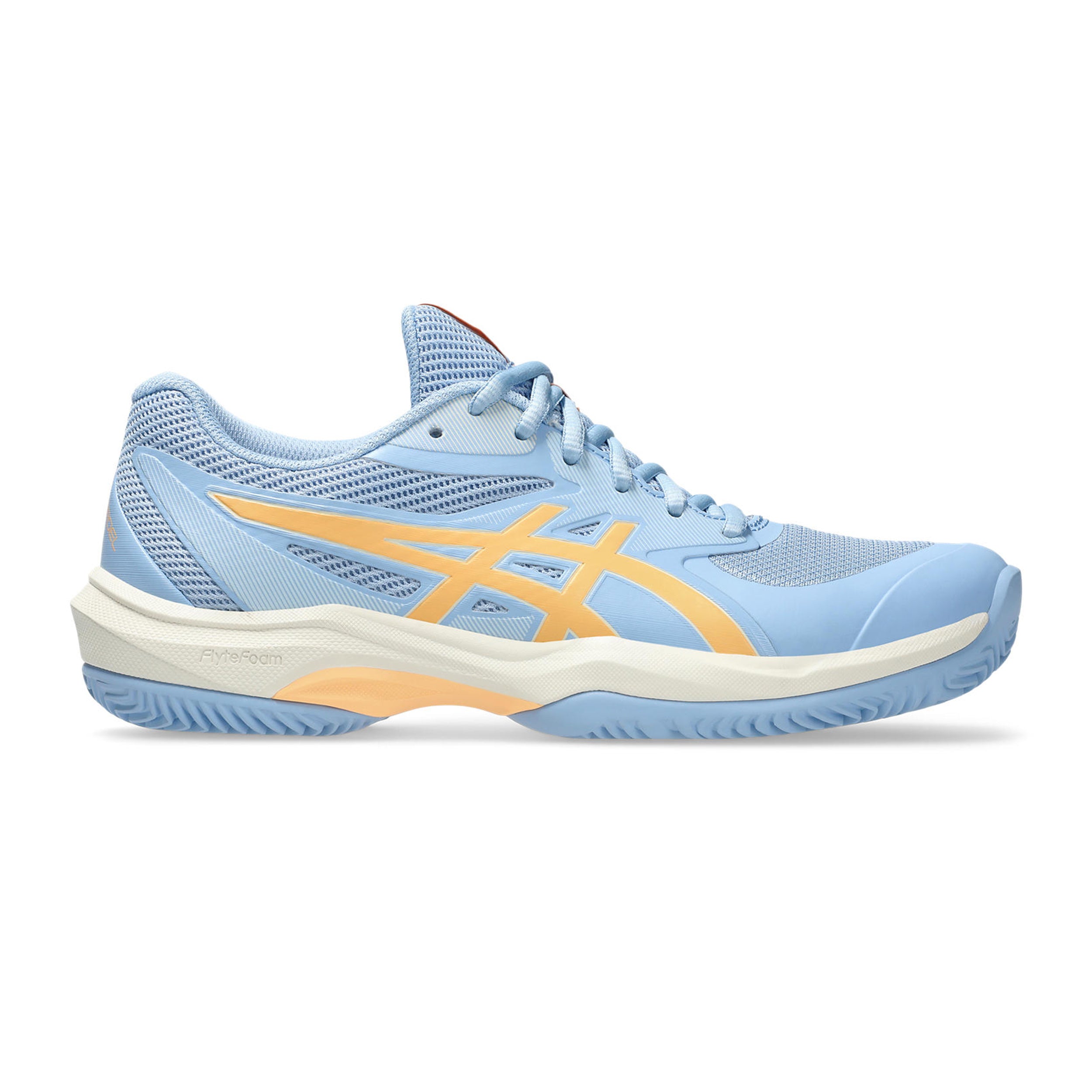 ASICS Game FF Padelschuh Damen - blaugrau, orange