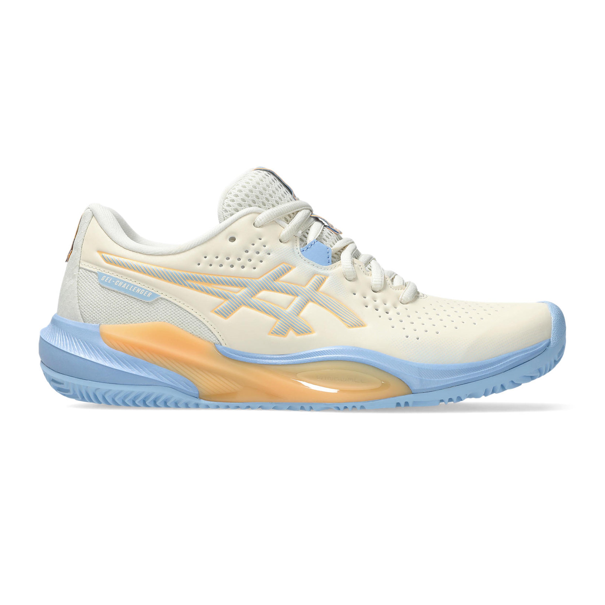 ASICS Gel-Challenger 15 Padel shoe Women - cream, blue-gray