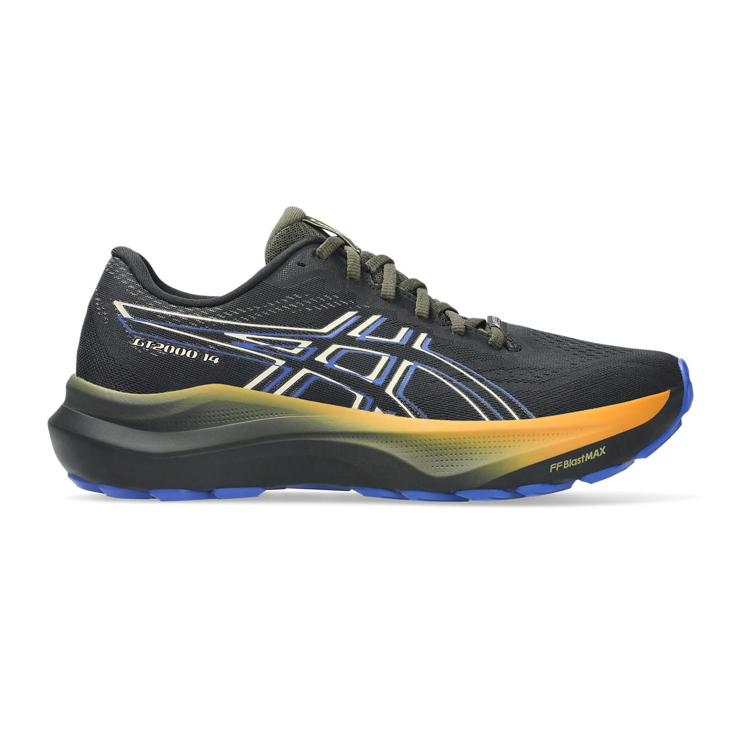 ASICS GT-2000 14 GTX Stability running shoe Men-black, blue