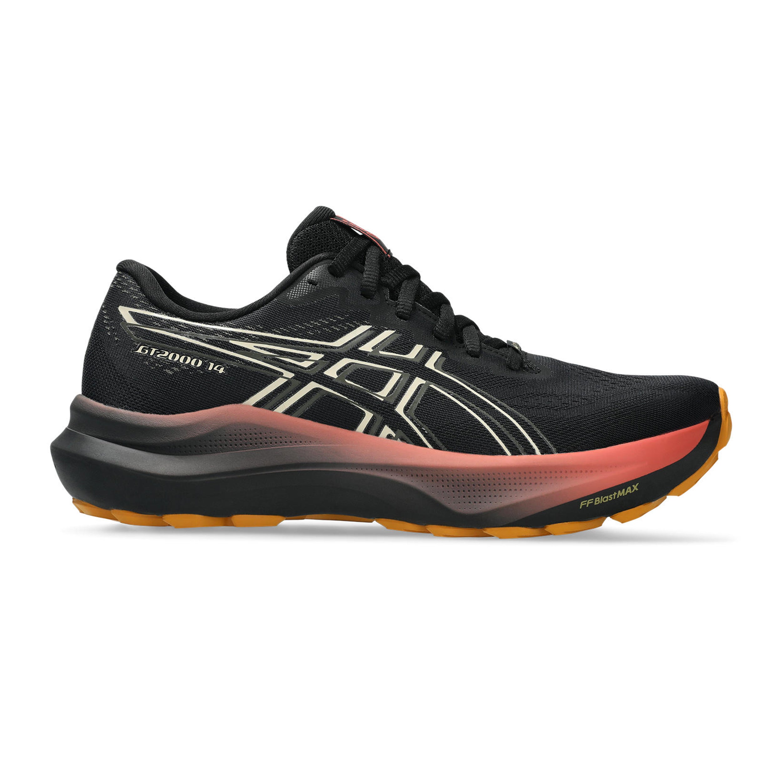 ASICS GT-2000 14 GTX Stabilitätsschuh Damen-Schwarz,Creme